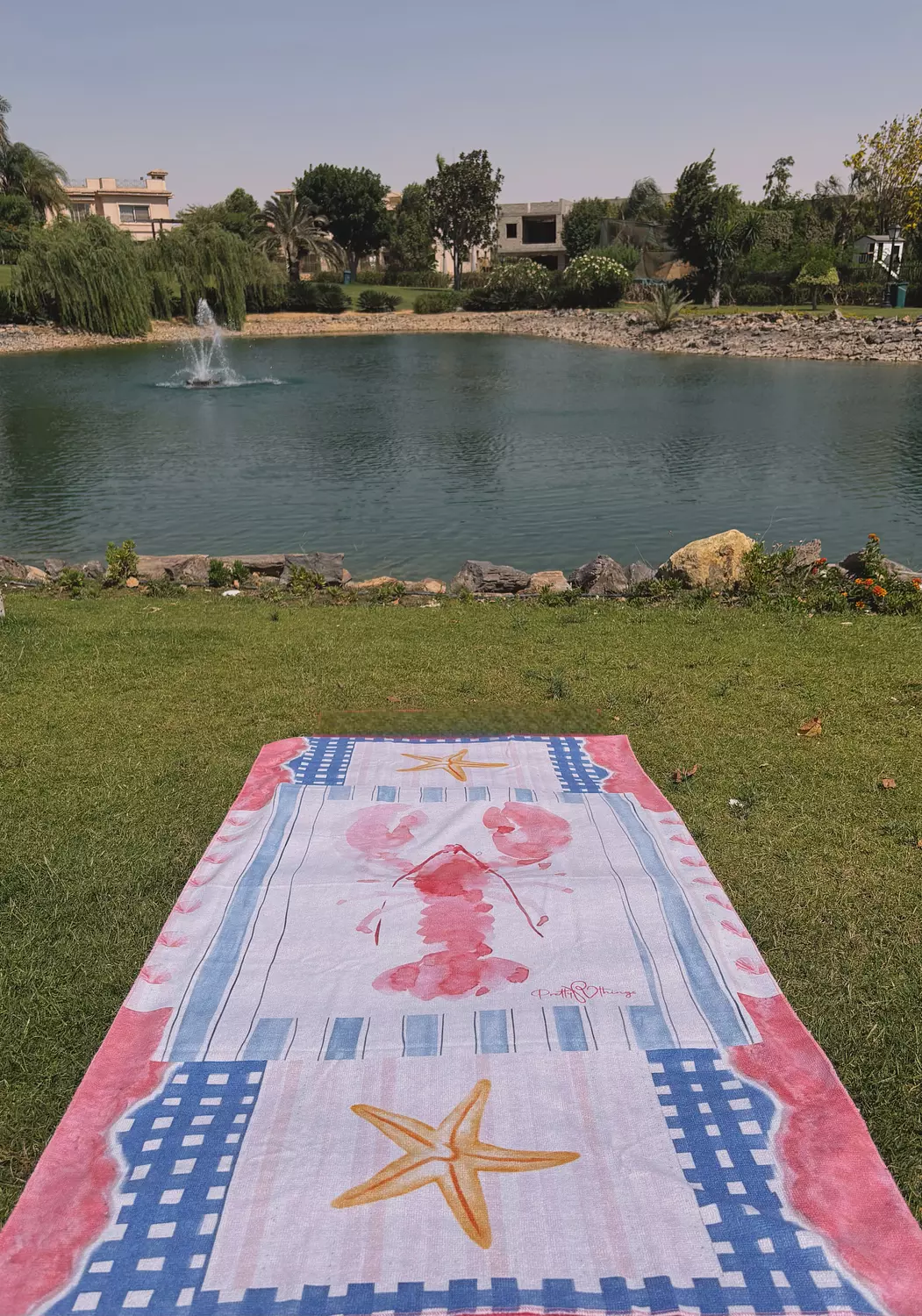 pretty claws beach towel 1
