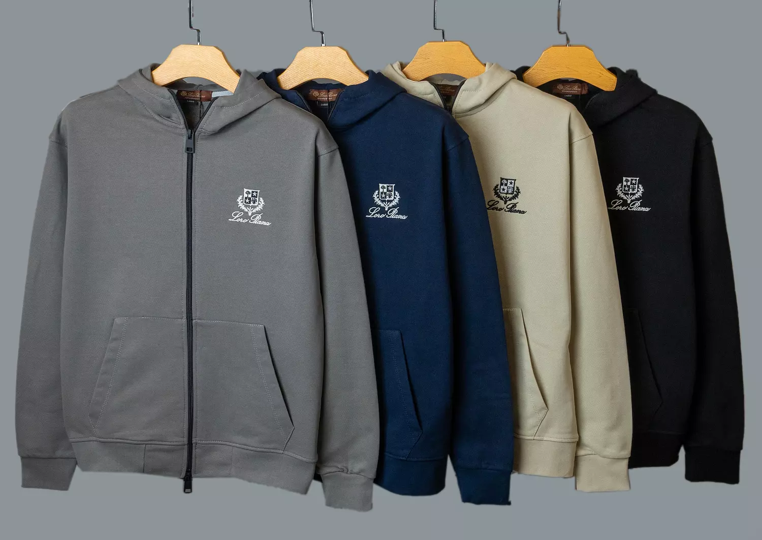 LORO PIANA  ZIPPER SWEATSHIRT \ 1687 12