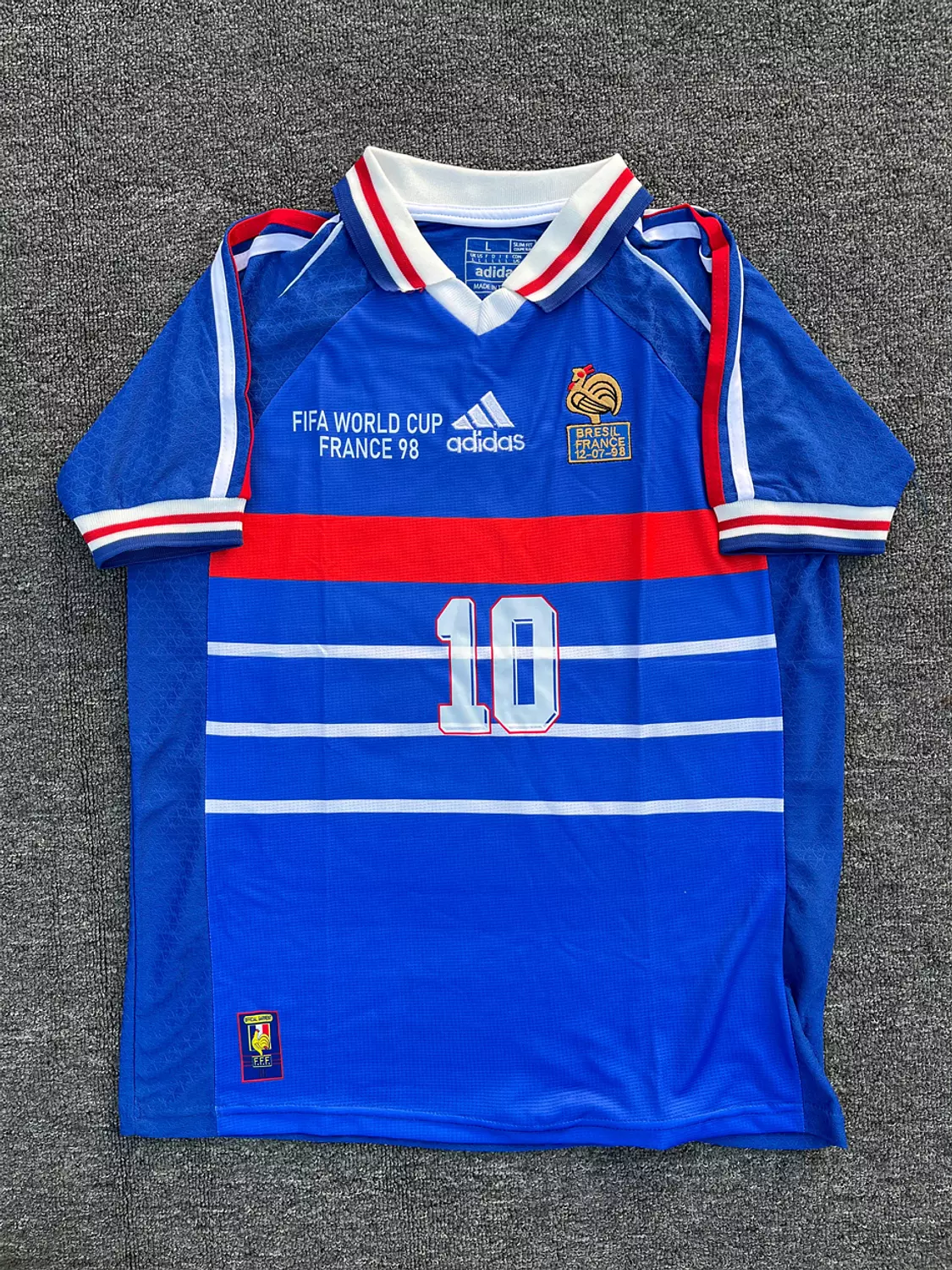 France 1998 World Cup Blue Shirt