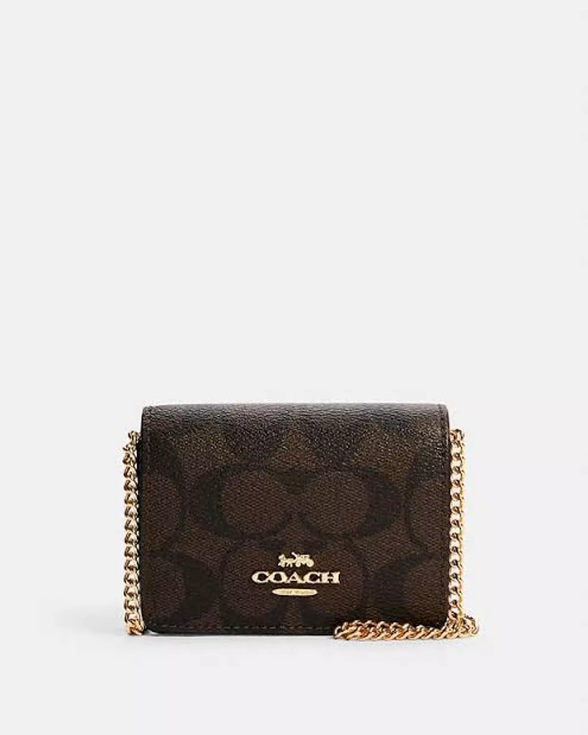 Coach mini chain wallet  image