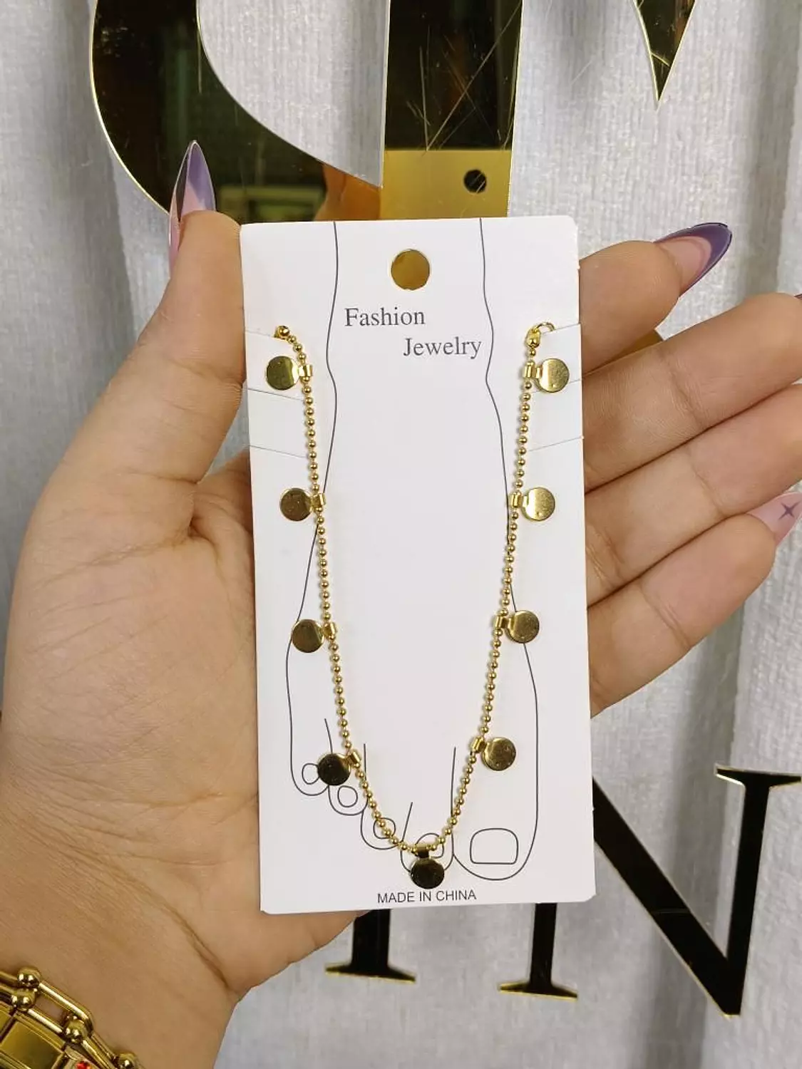 anklet stanless steel image