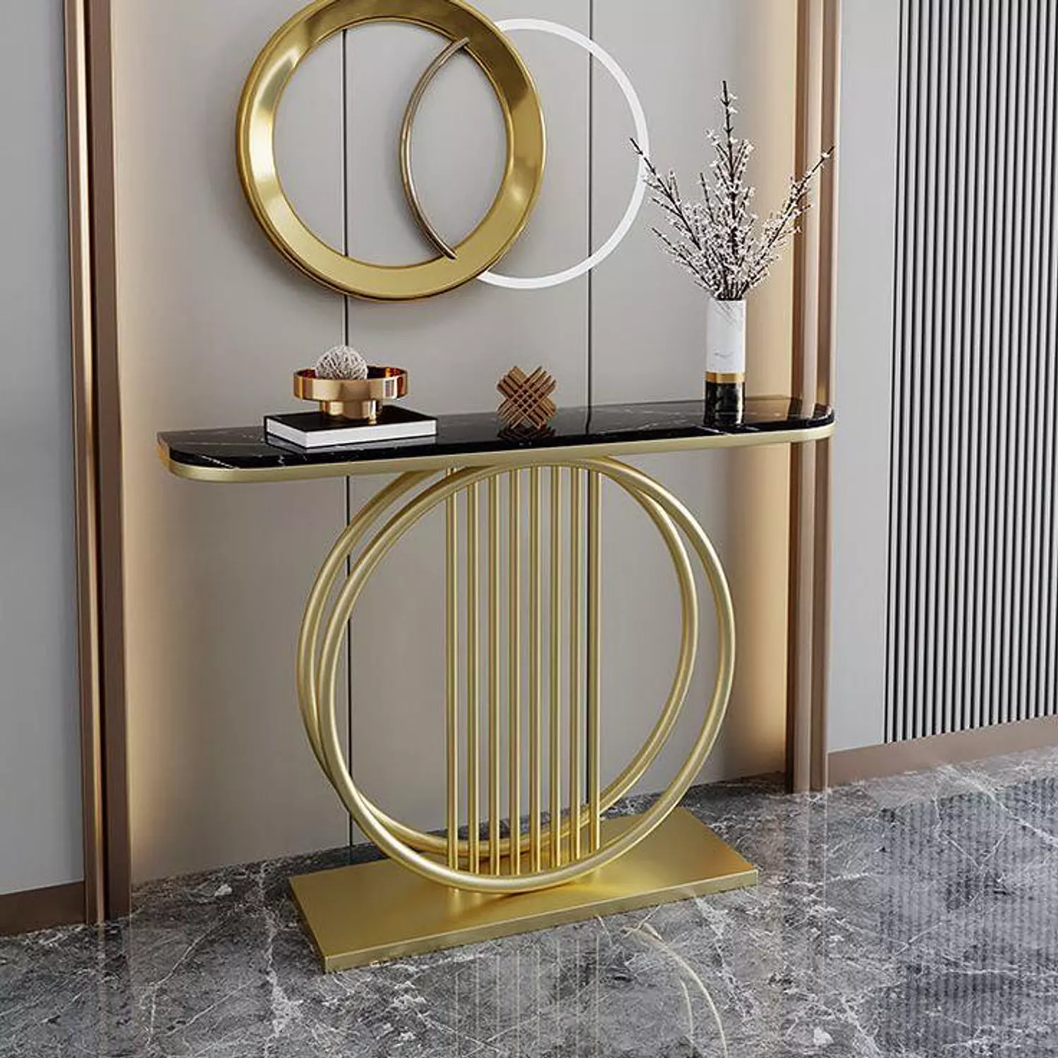"Console steel and alternative surface for marble " 2