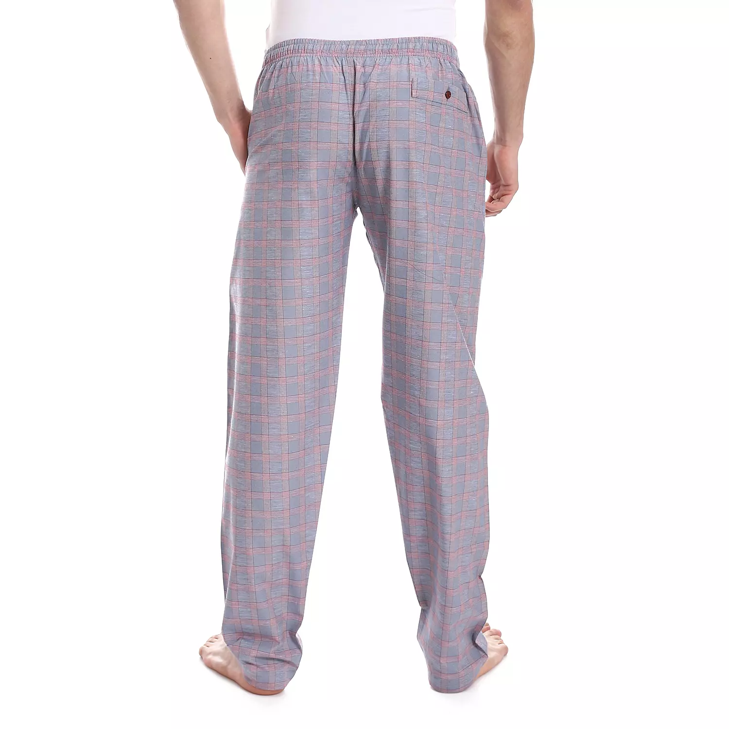 Shorto Pajama Pants - Red * Grey - 4042 hover image