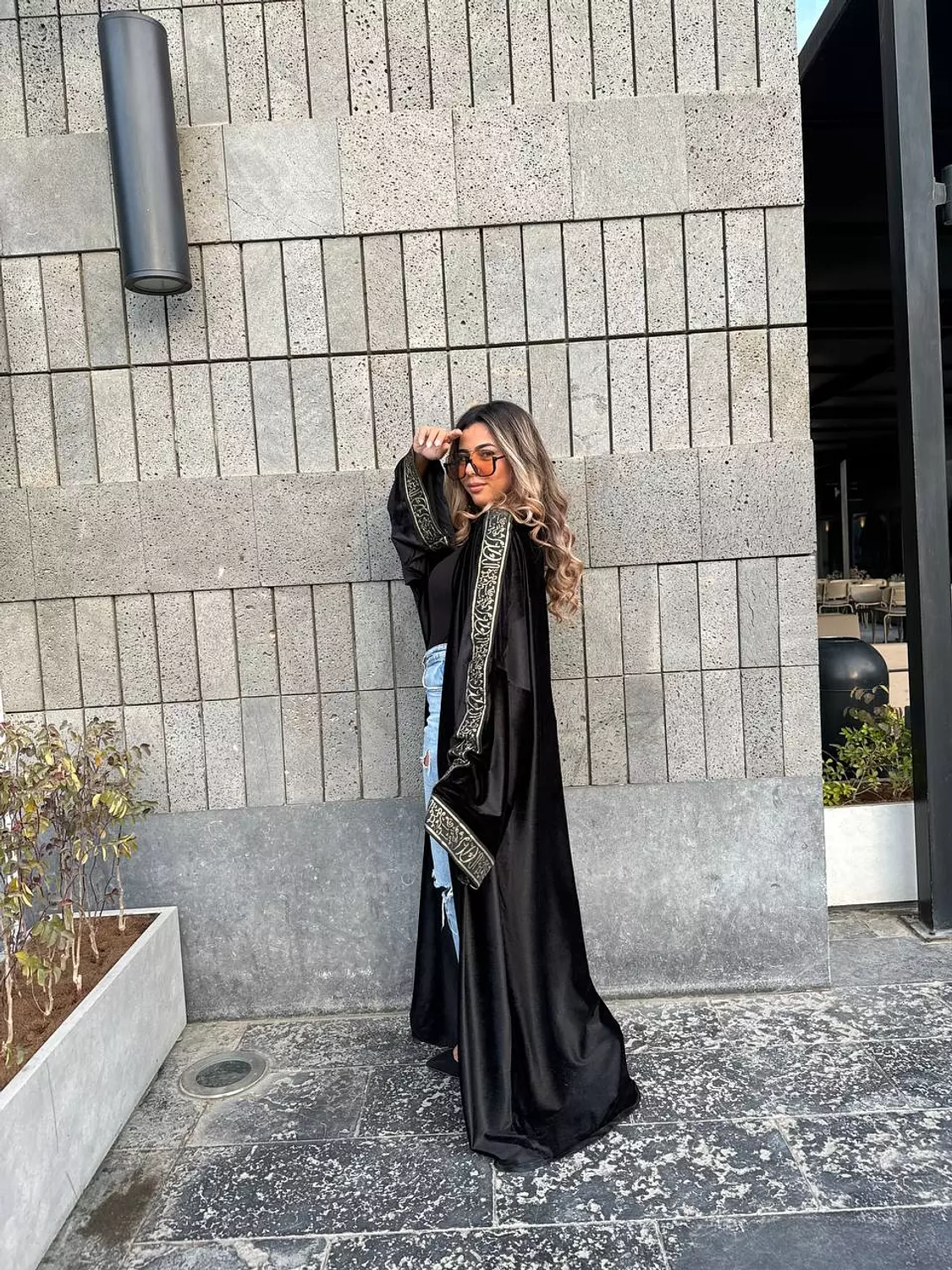 Velvet Black Kaftan 4
