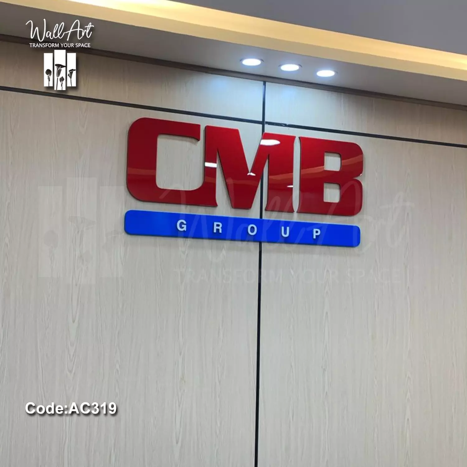 AC319- Coloured Acrylic Logo  2