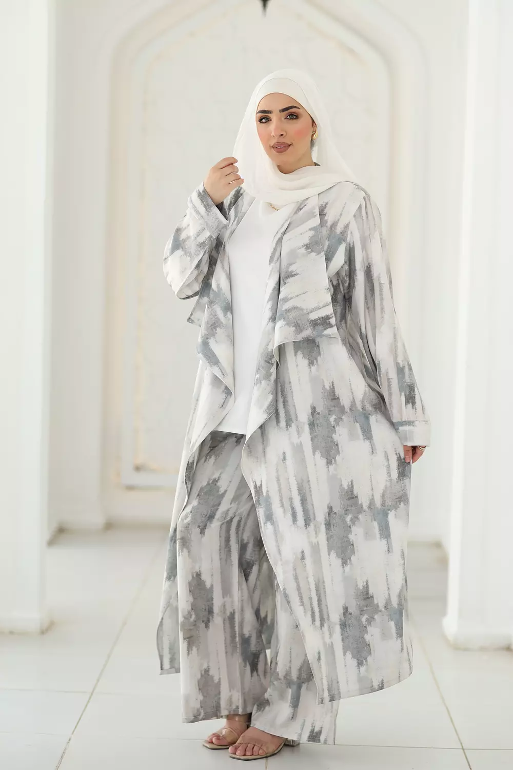 Smoke silver long set 3