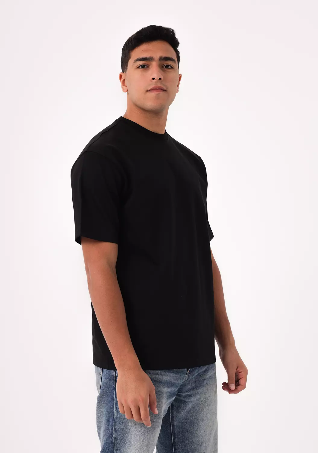 Black Oversized T-Shirt hover image