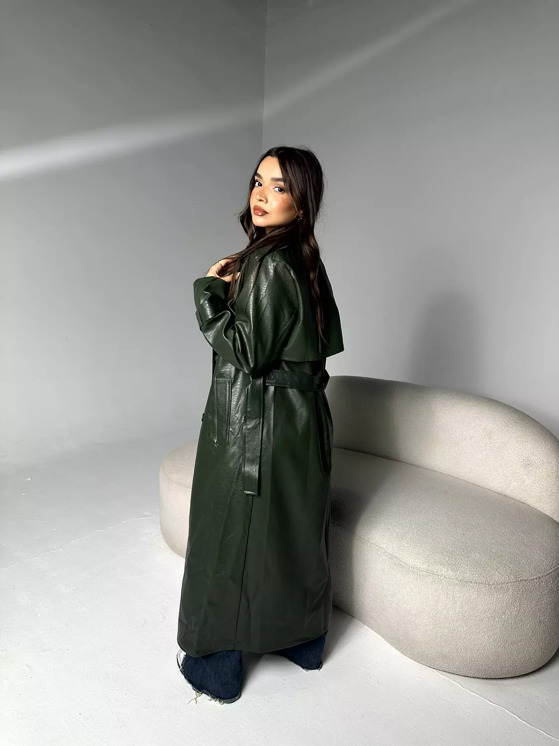 Leather Trench Coat 26