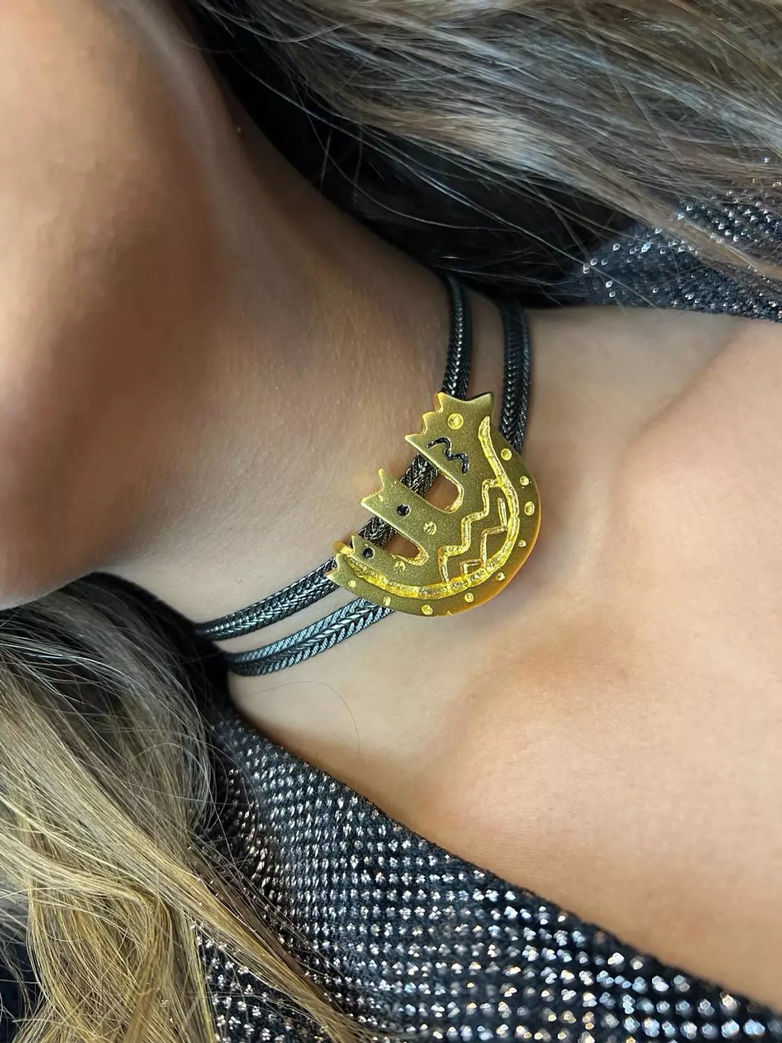 The Gold Chicken Choker  4