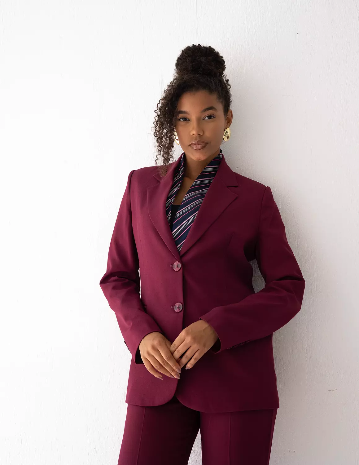 Regal Touch Straight Blazer 3