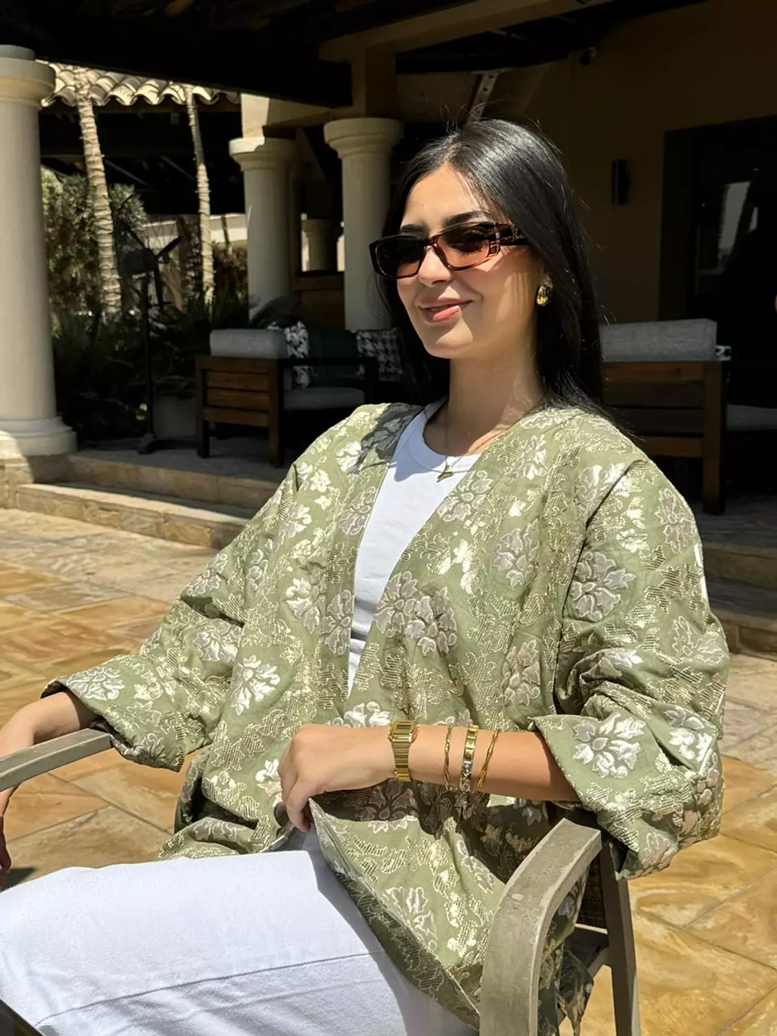 Majda green jacket  2