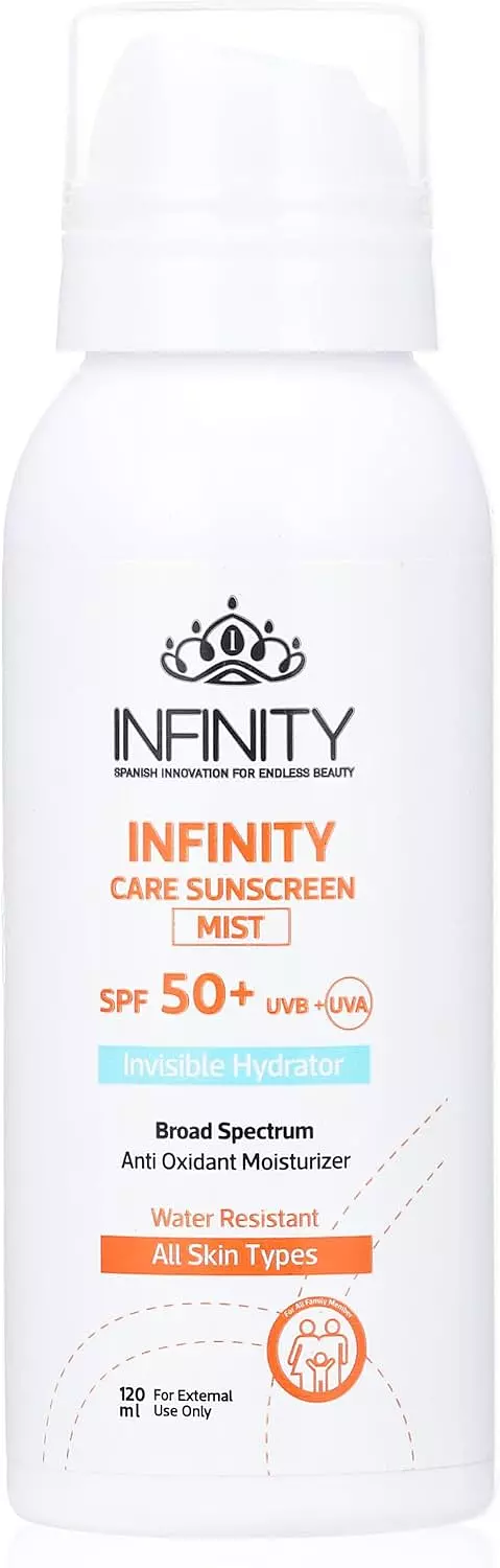 INFINITY SUNSCREEN MIST SPF 50FOR ALL SKIN TYPES 120 ML image