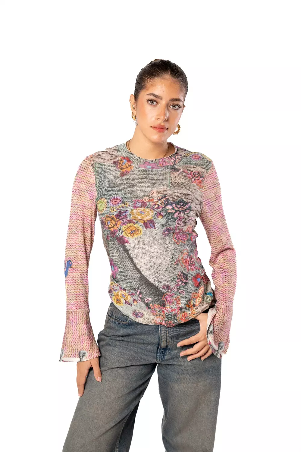 Echo Top Printed Long Sleeves 3