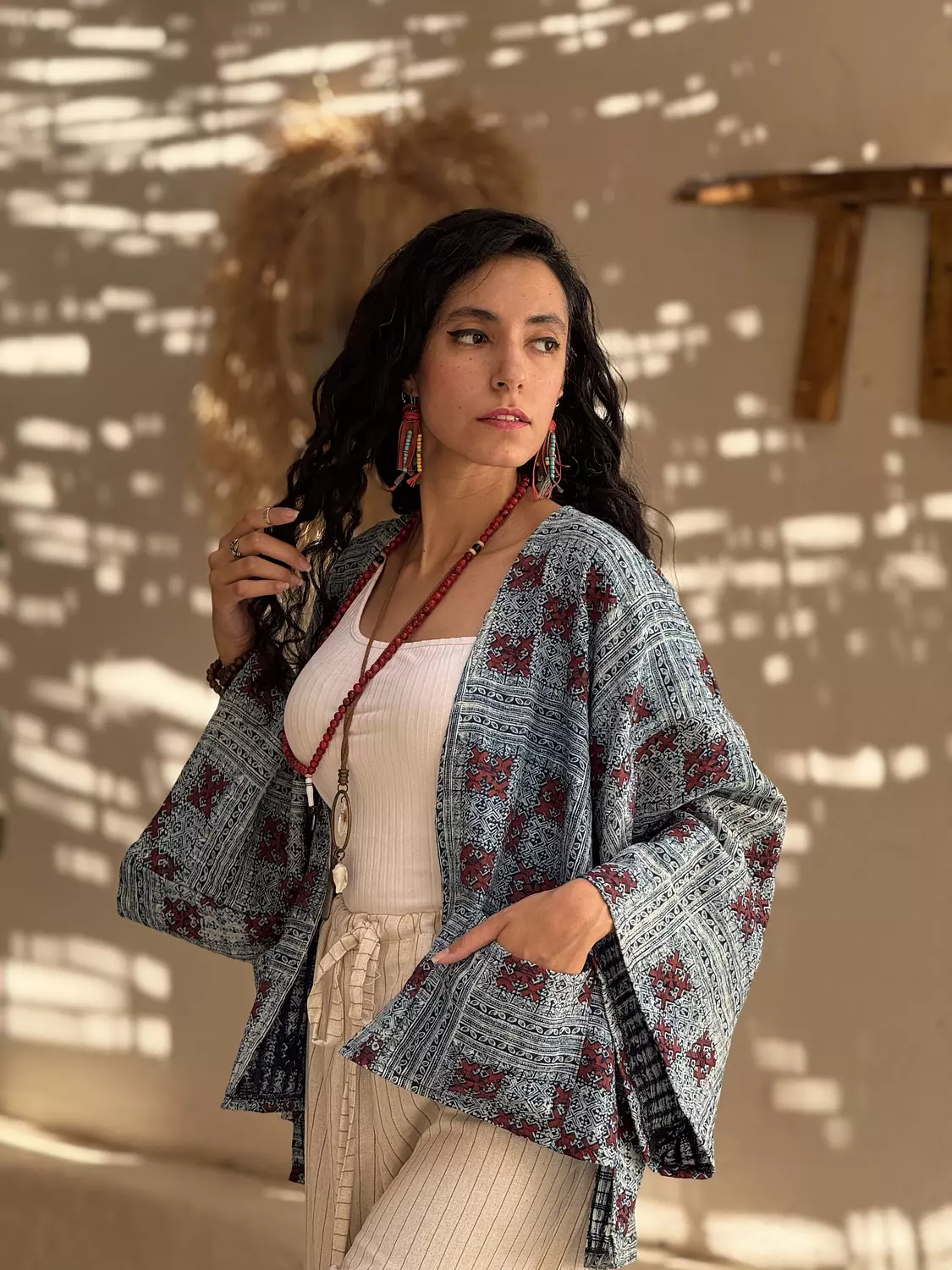 Free soul knit kimono 3