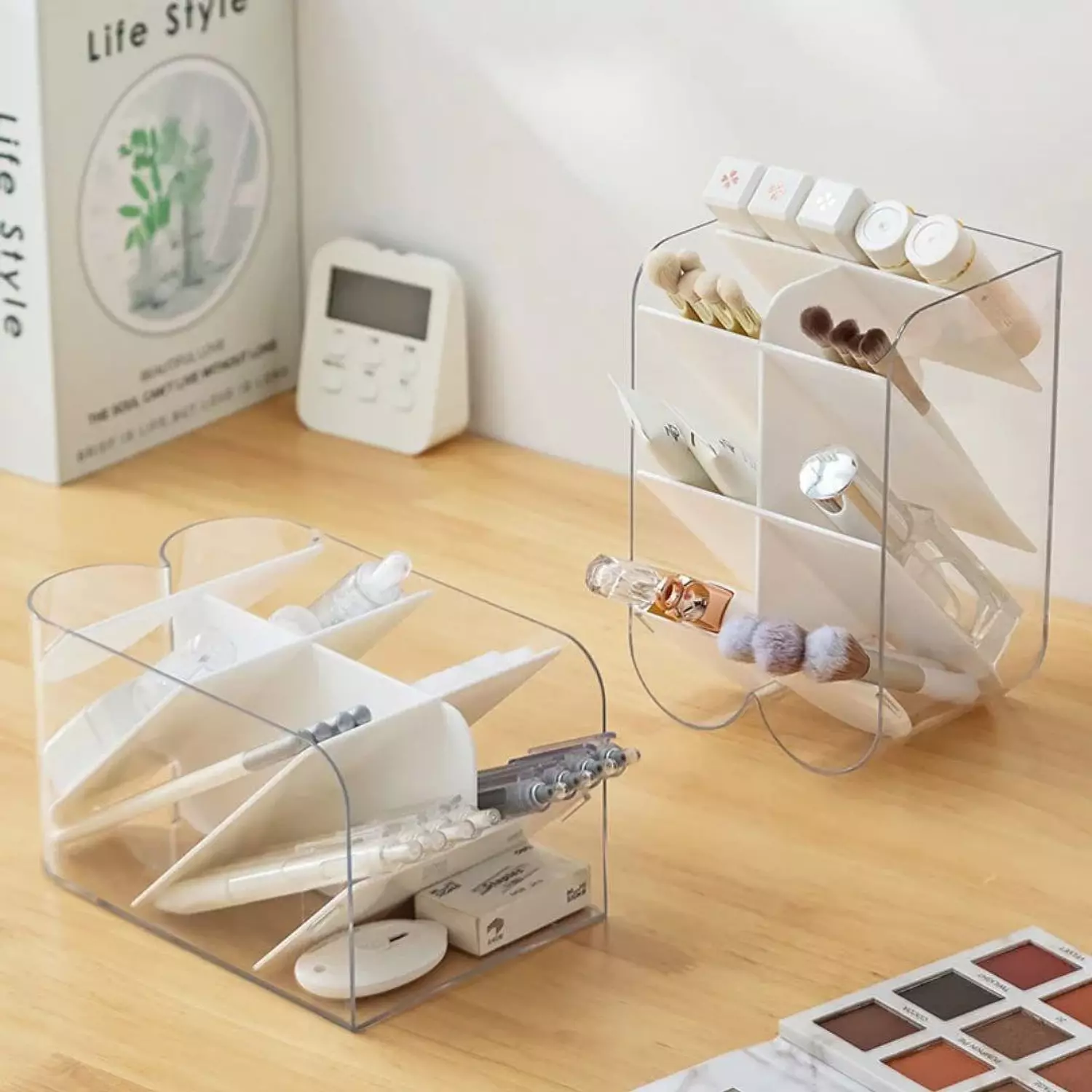 Clear Desk Organizer 2