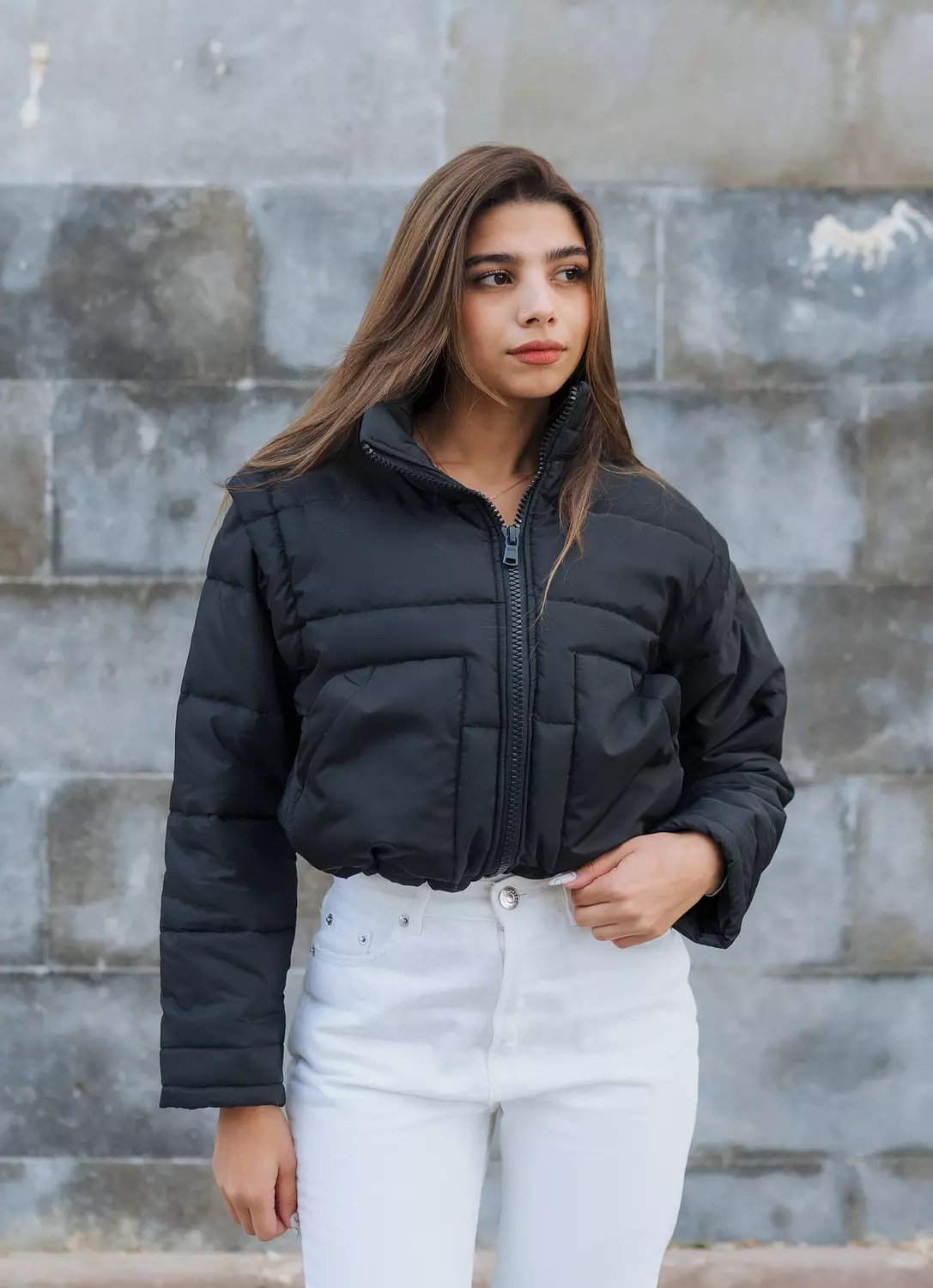 2in1 Jacket/vest - Black  image