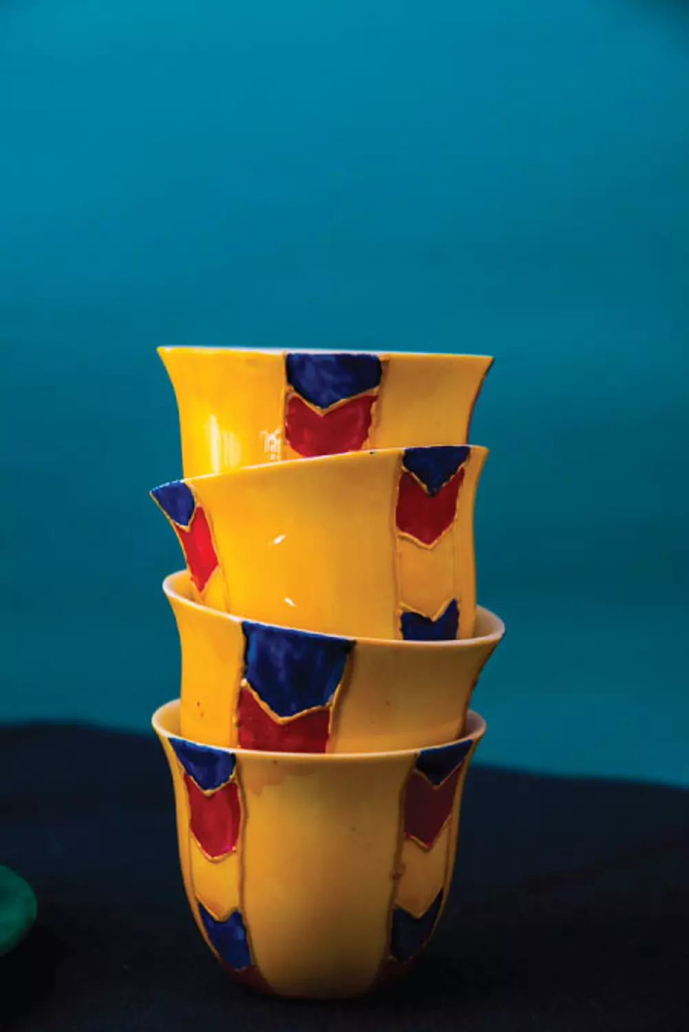 Canary Arabic Coffee Cups (6 pieces) image