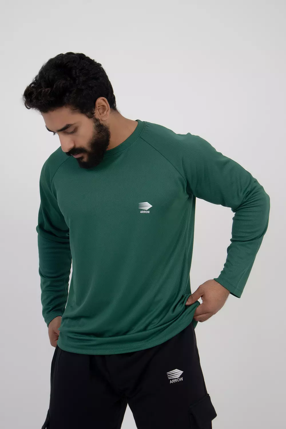 Green Long Sleeve T-Shirt 1