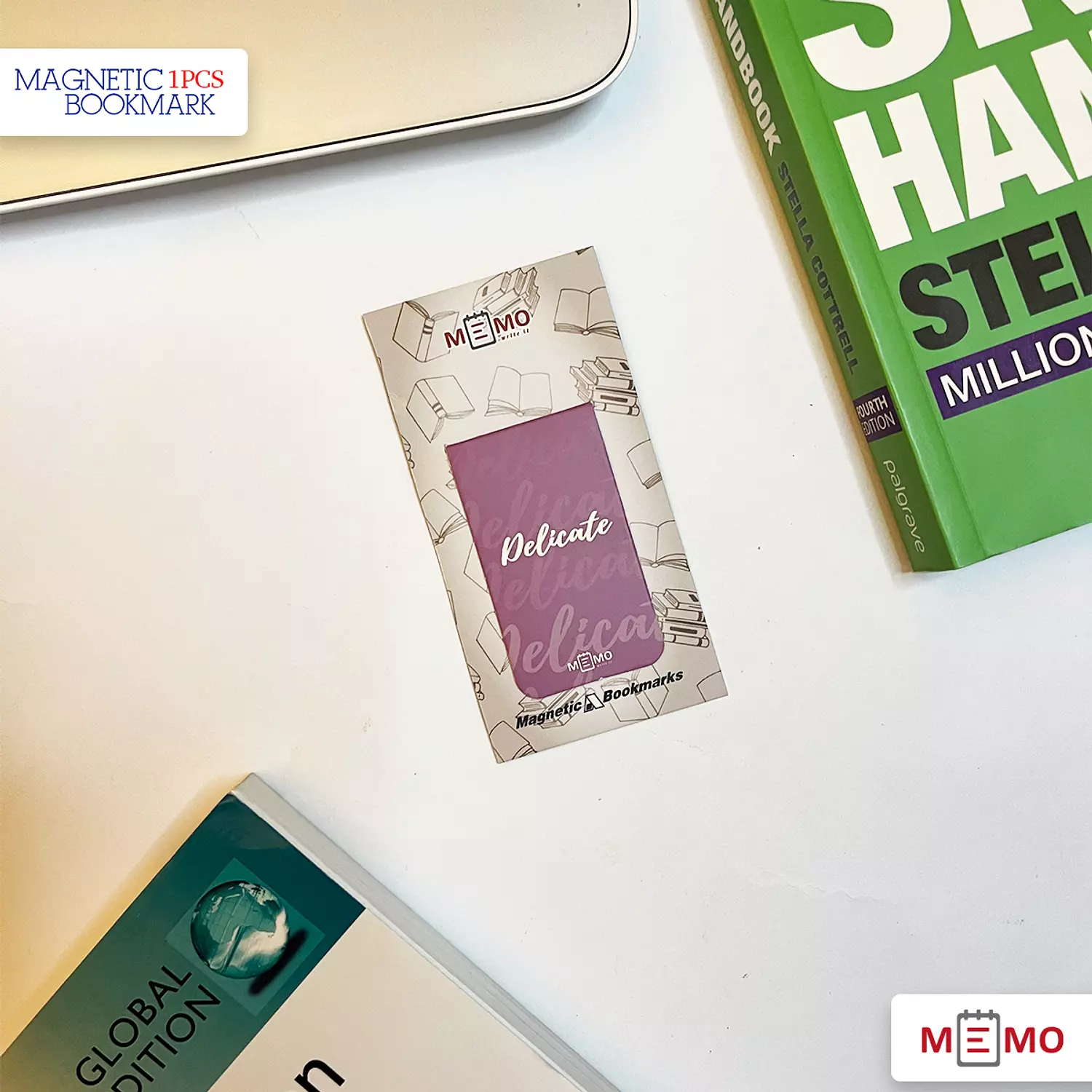 Memo Magnetic Bookmark “delicate”1 (1 pcs)  hover image