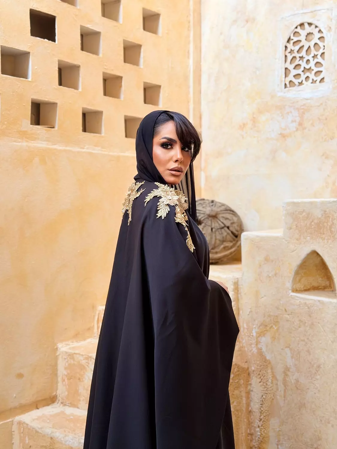 The Najma Bisht In royal Black 4