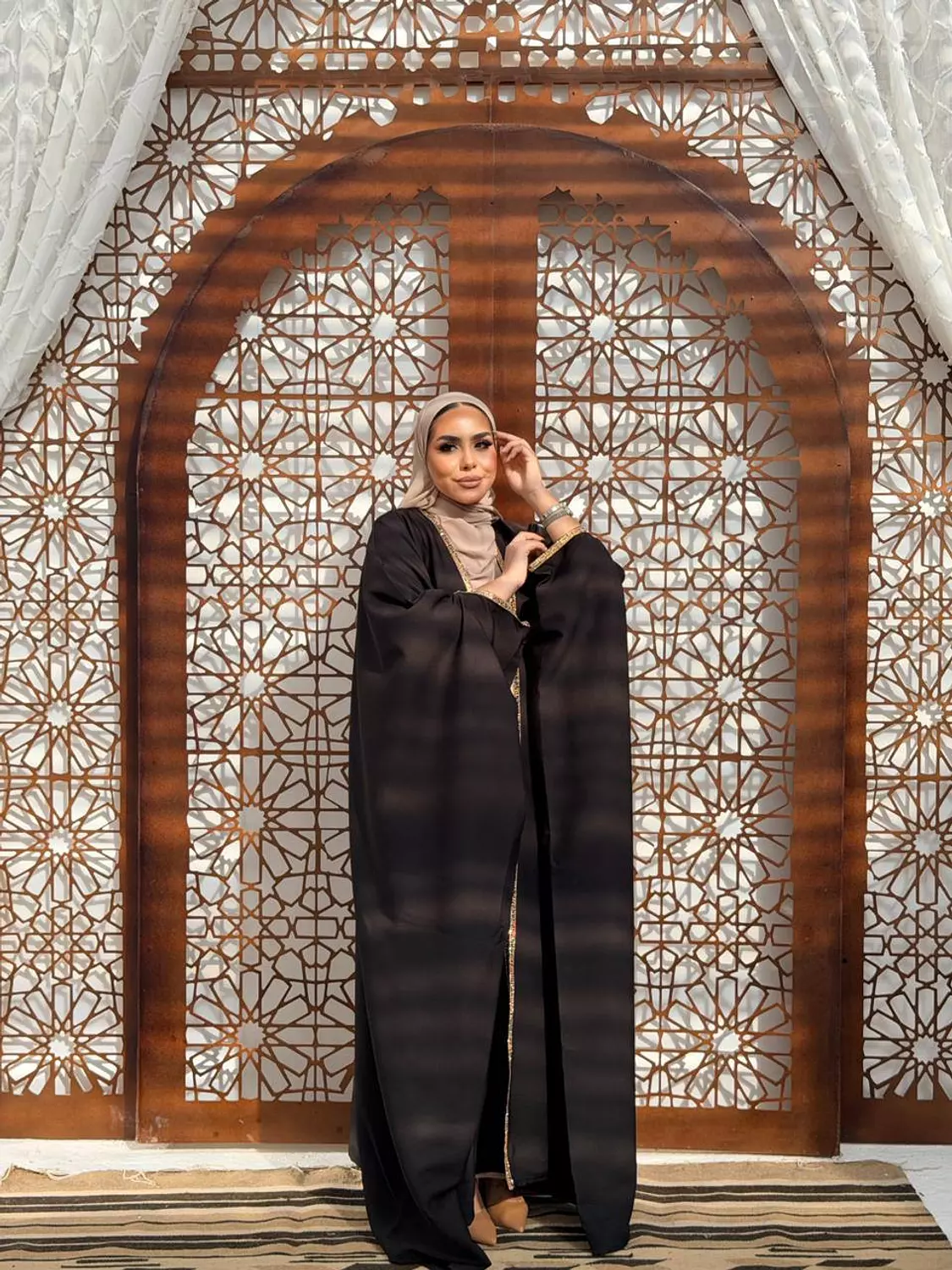 The Mawada Kuftan In Black image