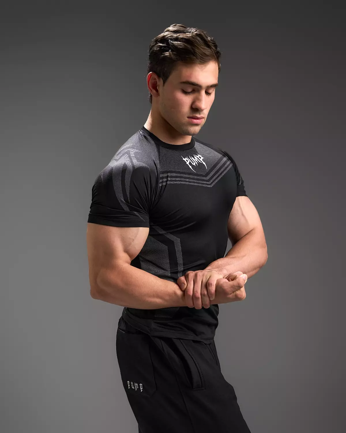 WARRIOR COMPRESSION TEES - black 3