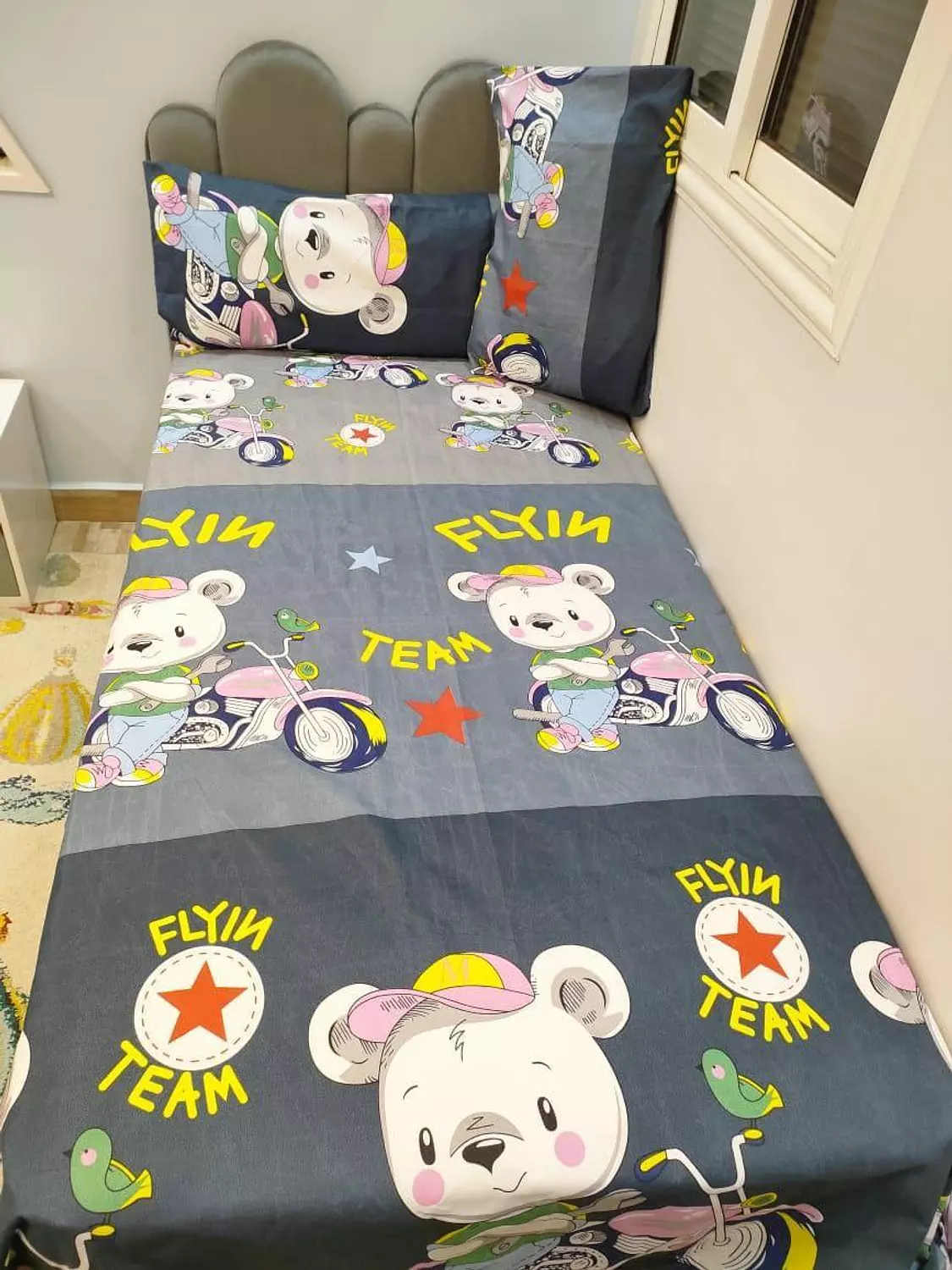 Teddy bear 2 children's bedding set image