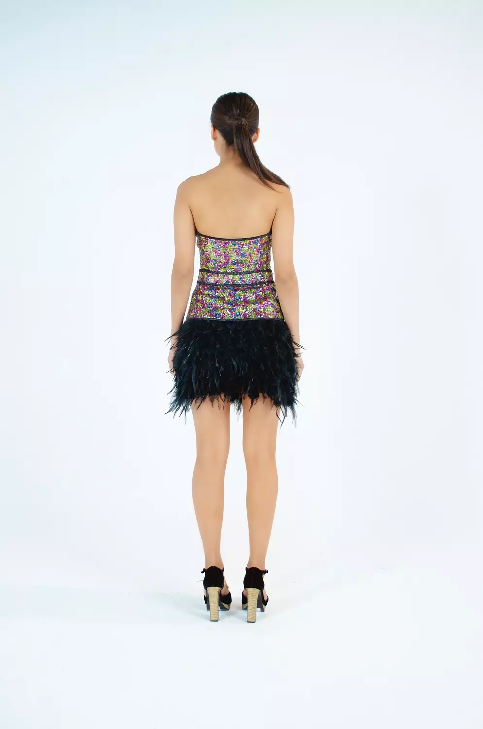 Luxurious Multi-colored Sequin Dress 3