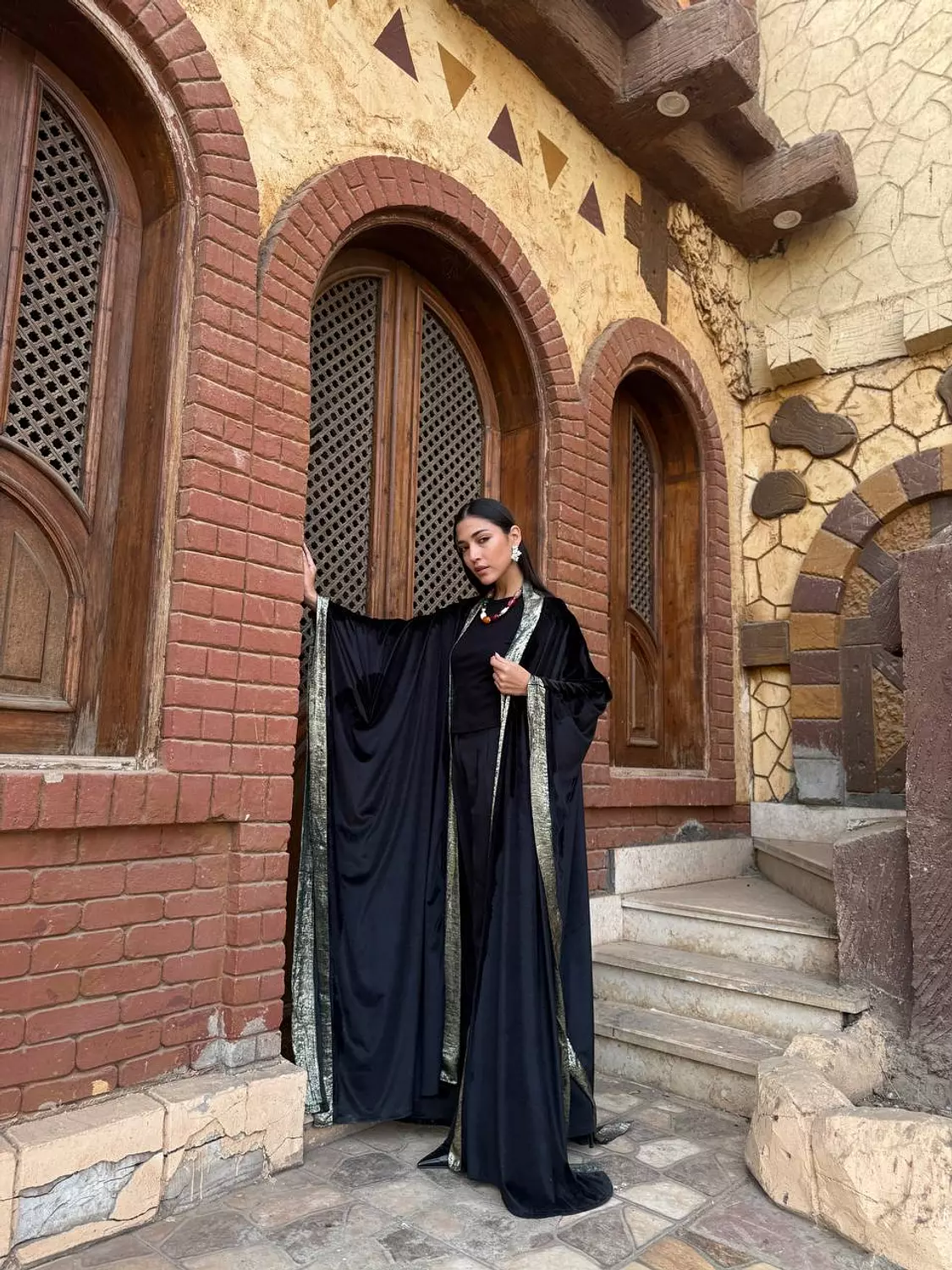 The Pharaoh Veil Kaftan  1