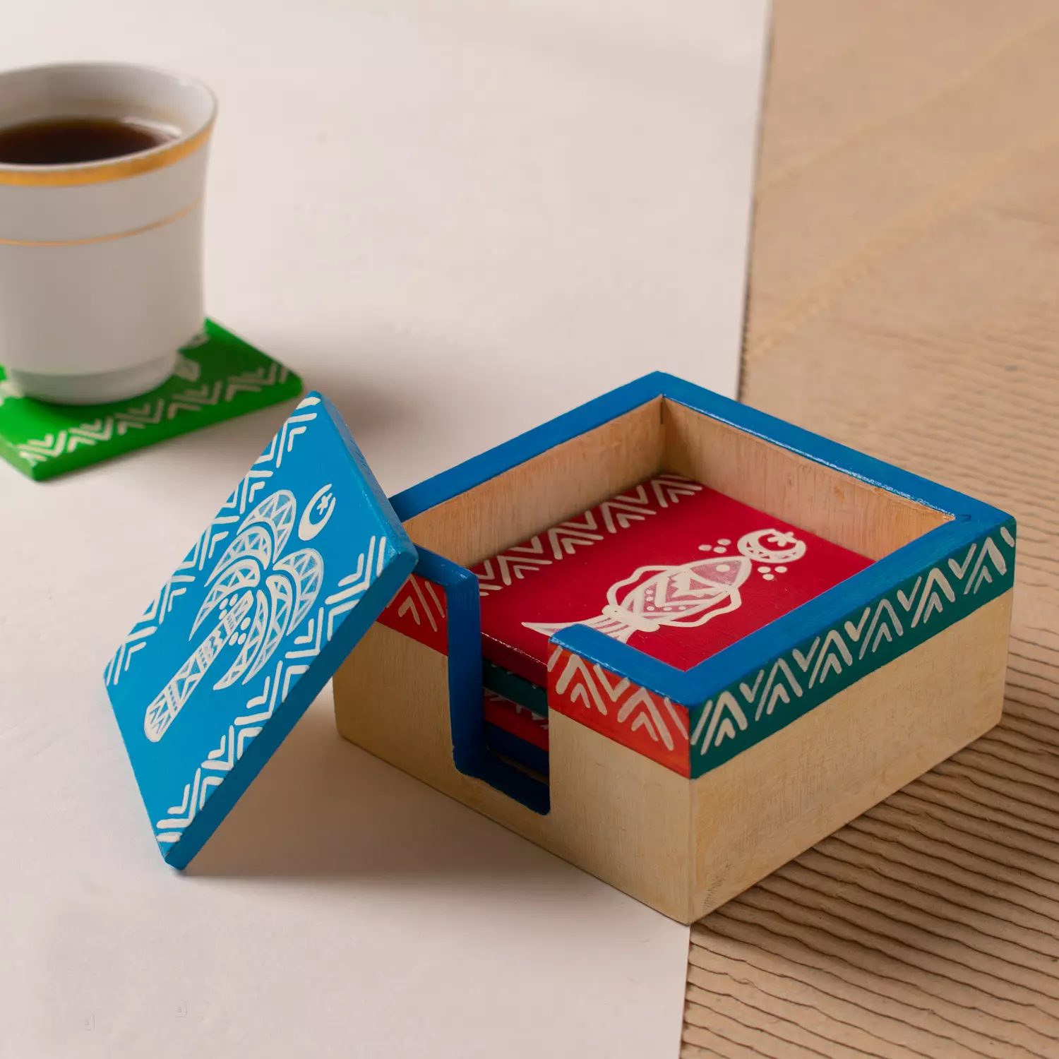 Coaster set -Sha3by image