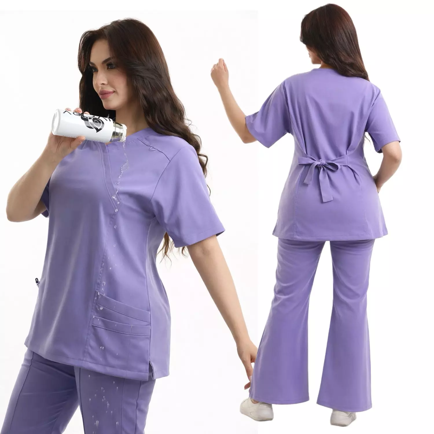 Violet New Flexi Scrub image