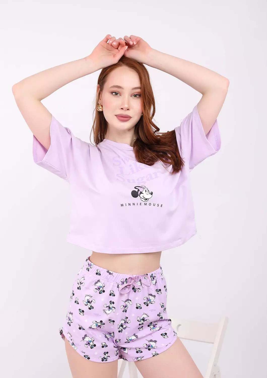 S236 Minnie mouse Short Pajama Set  5