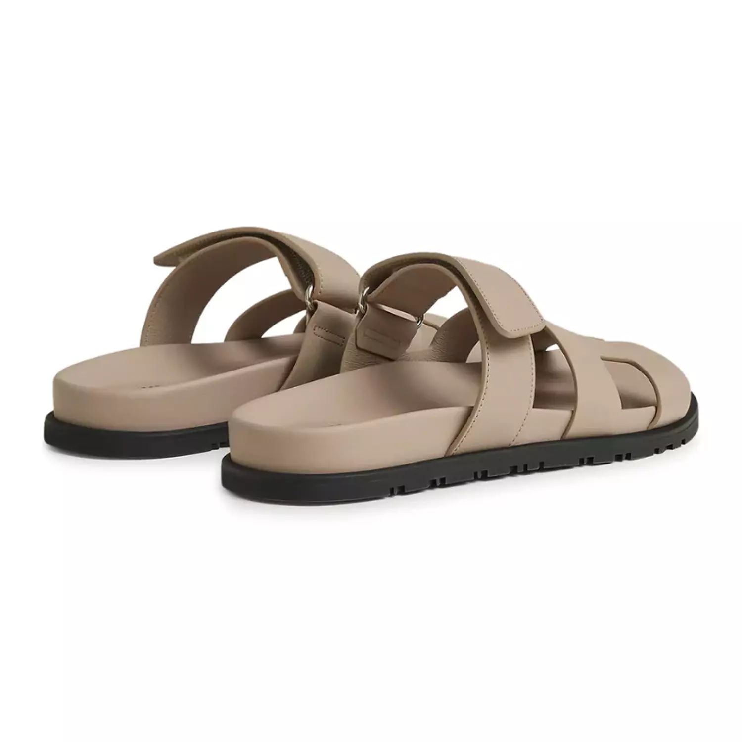 Hermes Chypre Sandal – Beige Mastic Calfskin Leather 2