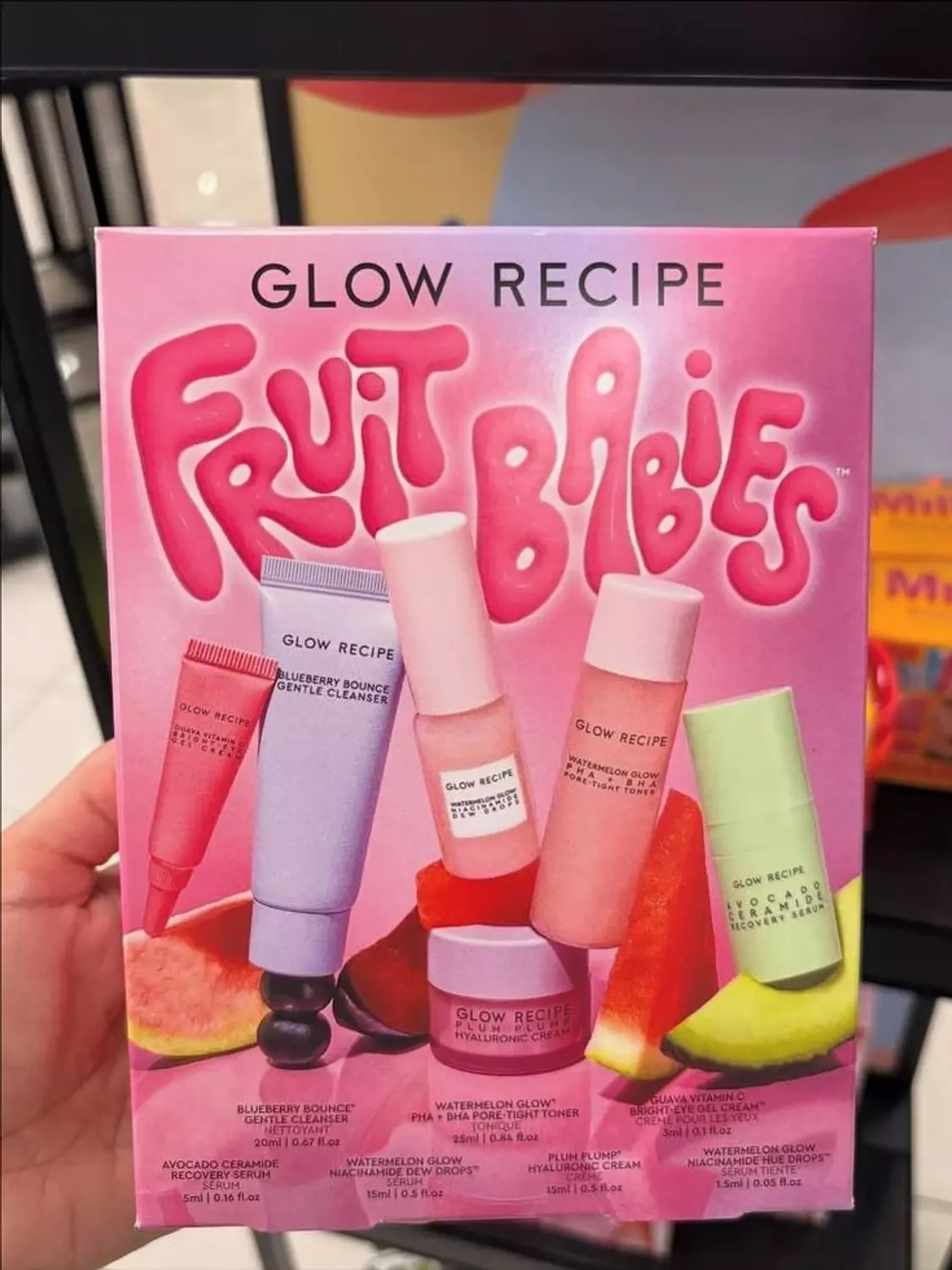 GLOW RECIPE FRUIT BABIES SKIN CARE GLOWING KIT 3