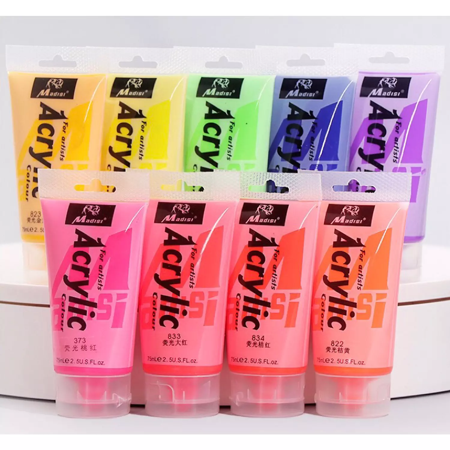 <h3 style="text-align: center"><span style="color: rgb(0, 0, 0)"><strong>Madisi Acrylic paint 75ml</strong></span></h3>