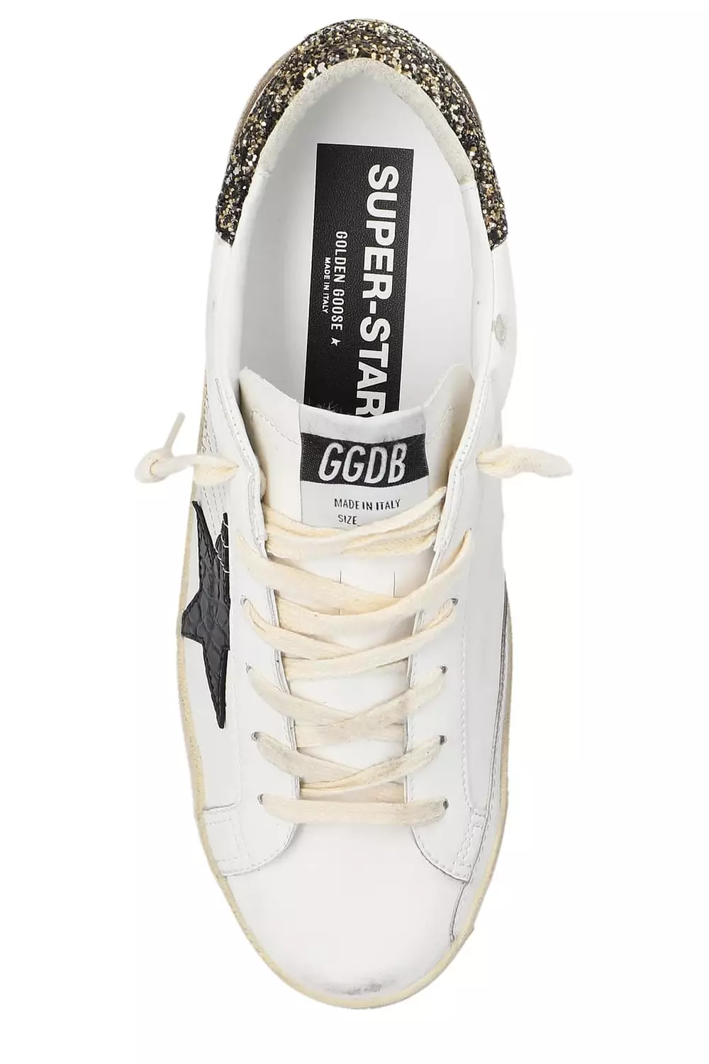 Golden Goose Superstar Sneaker in White, Ice, & Grey 3