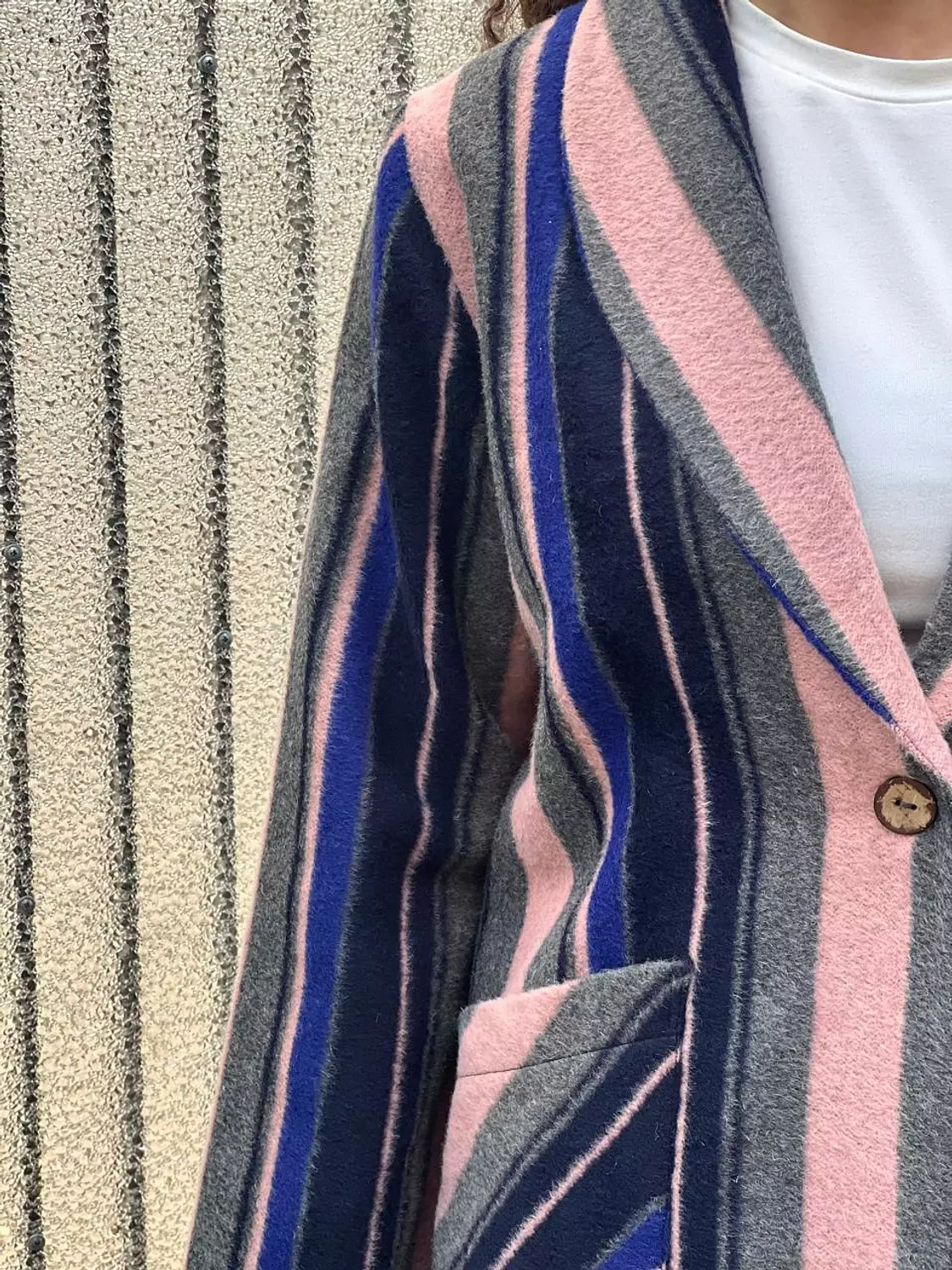 Wool strip jacket  14