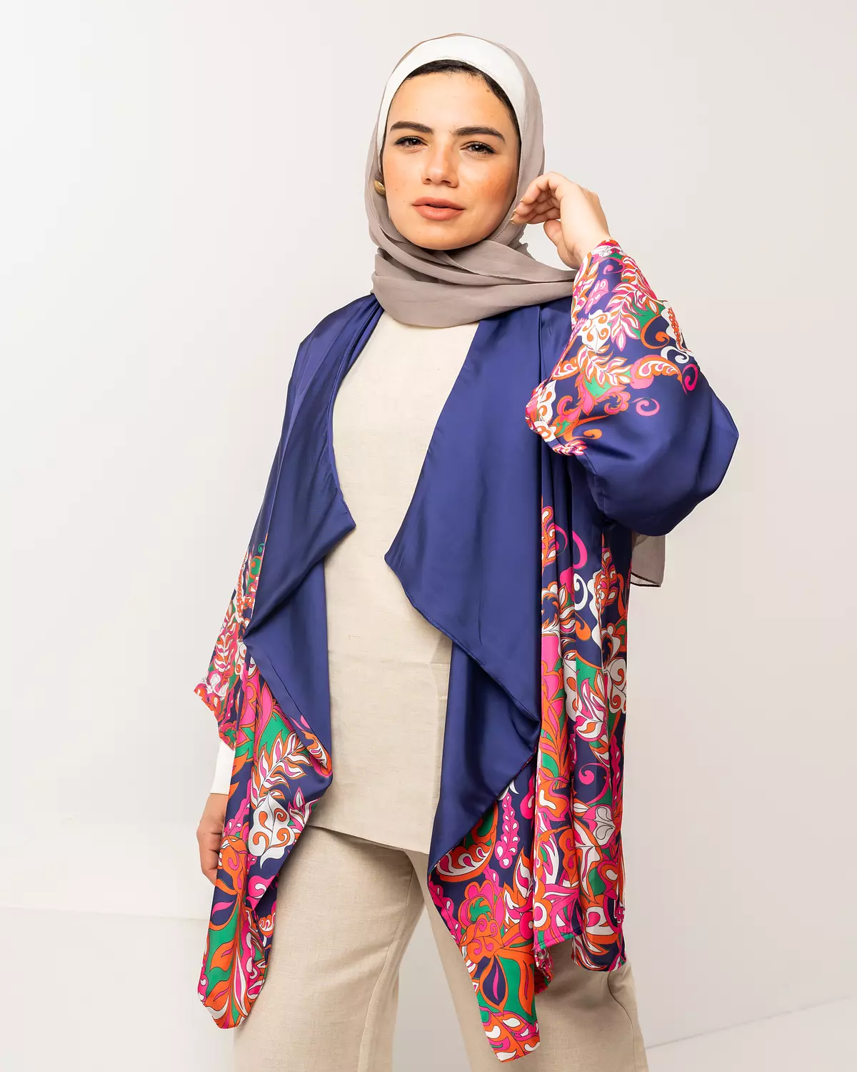 Garden escape short kimono 1