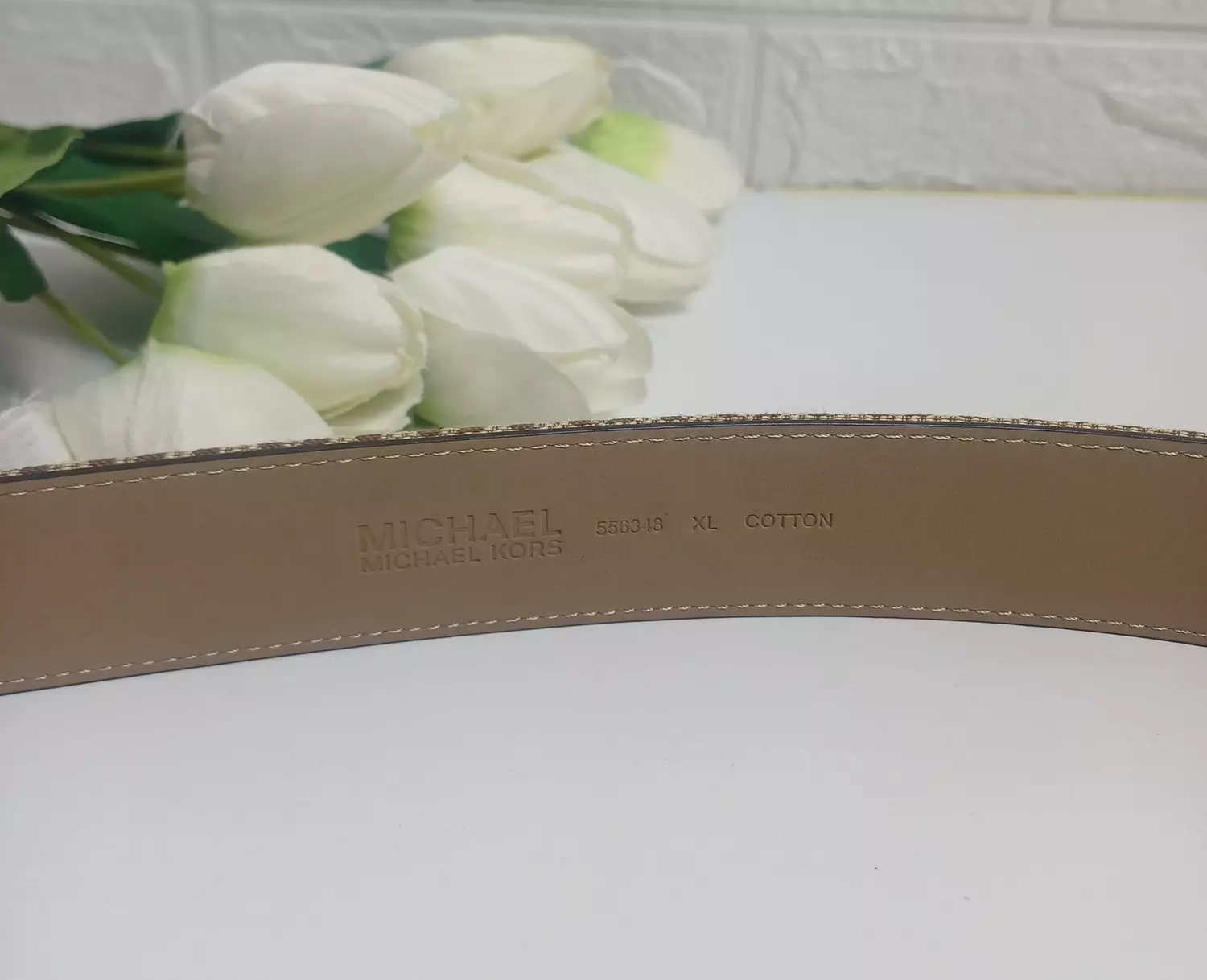 Michael kors Signature Logo Belt hover image