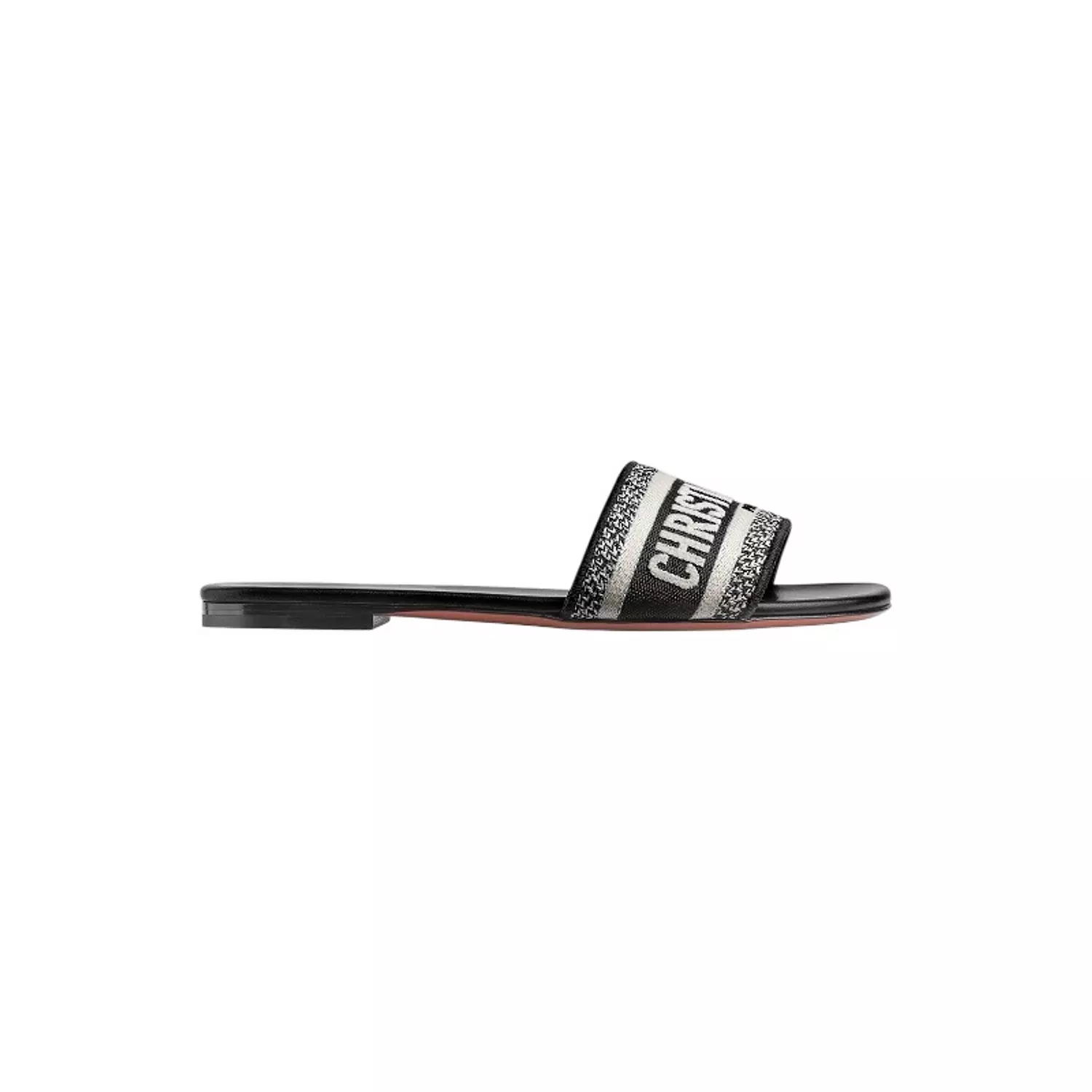Christian Dior Flat Black Printed Dior image
