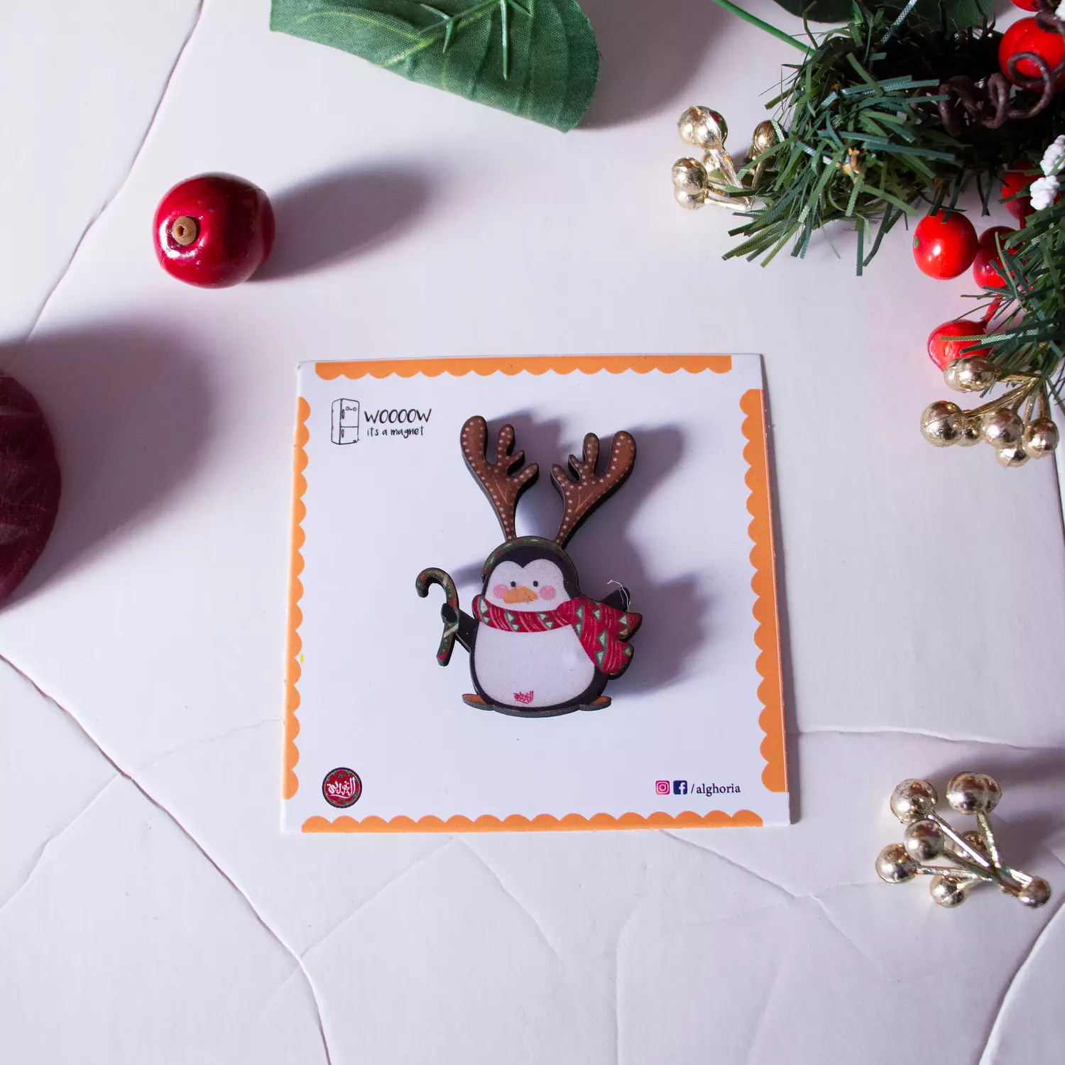 Chrsitmas Vibes Fridge Magnet 5