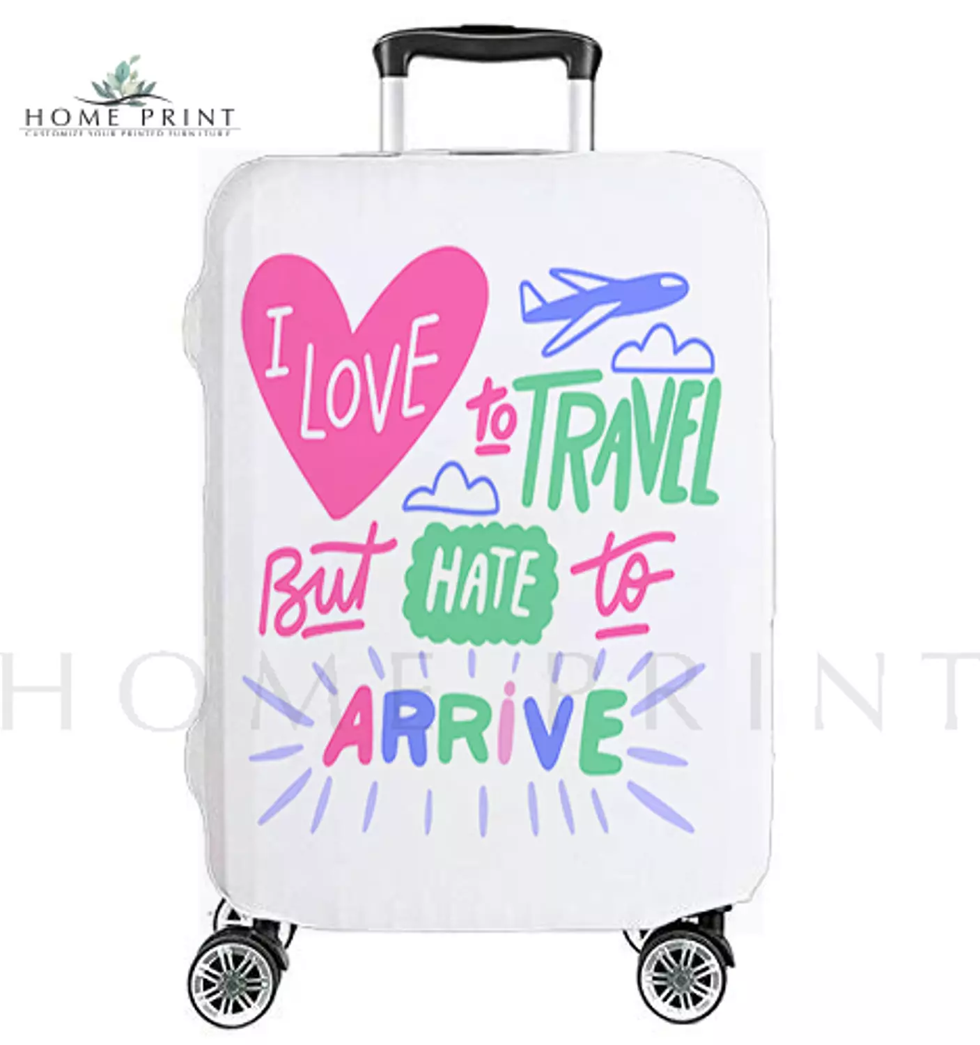 Suitcase Lycra Cover  - Different Colors  - white Background  image