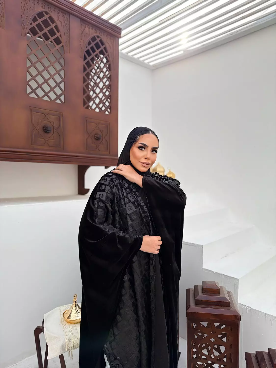 Sultanah - The Velvet Lattice Bisht 4