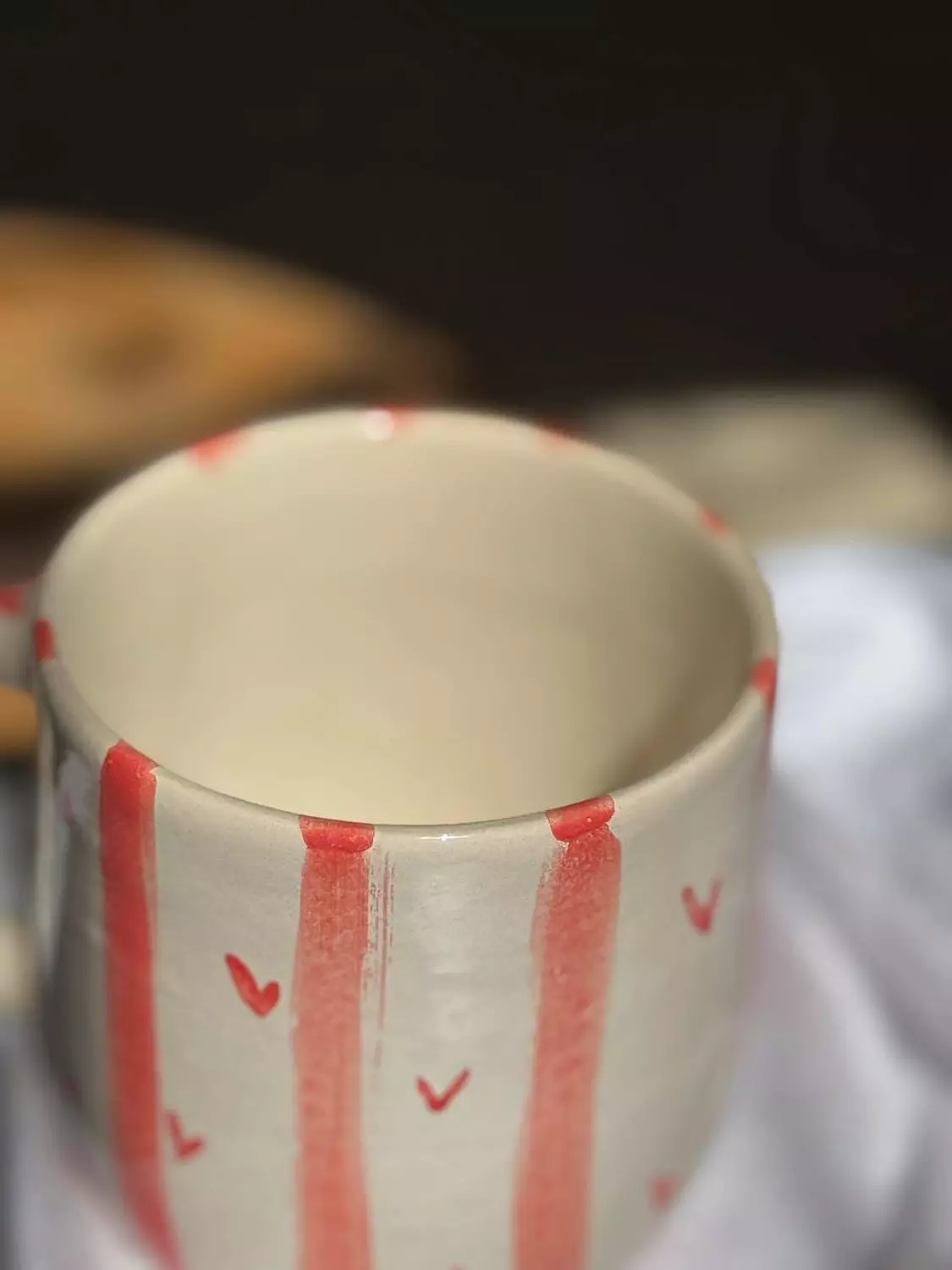 Pinkie stripes mug 1