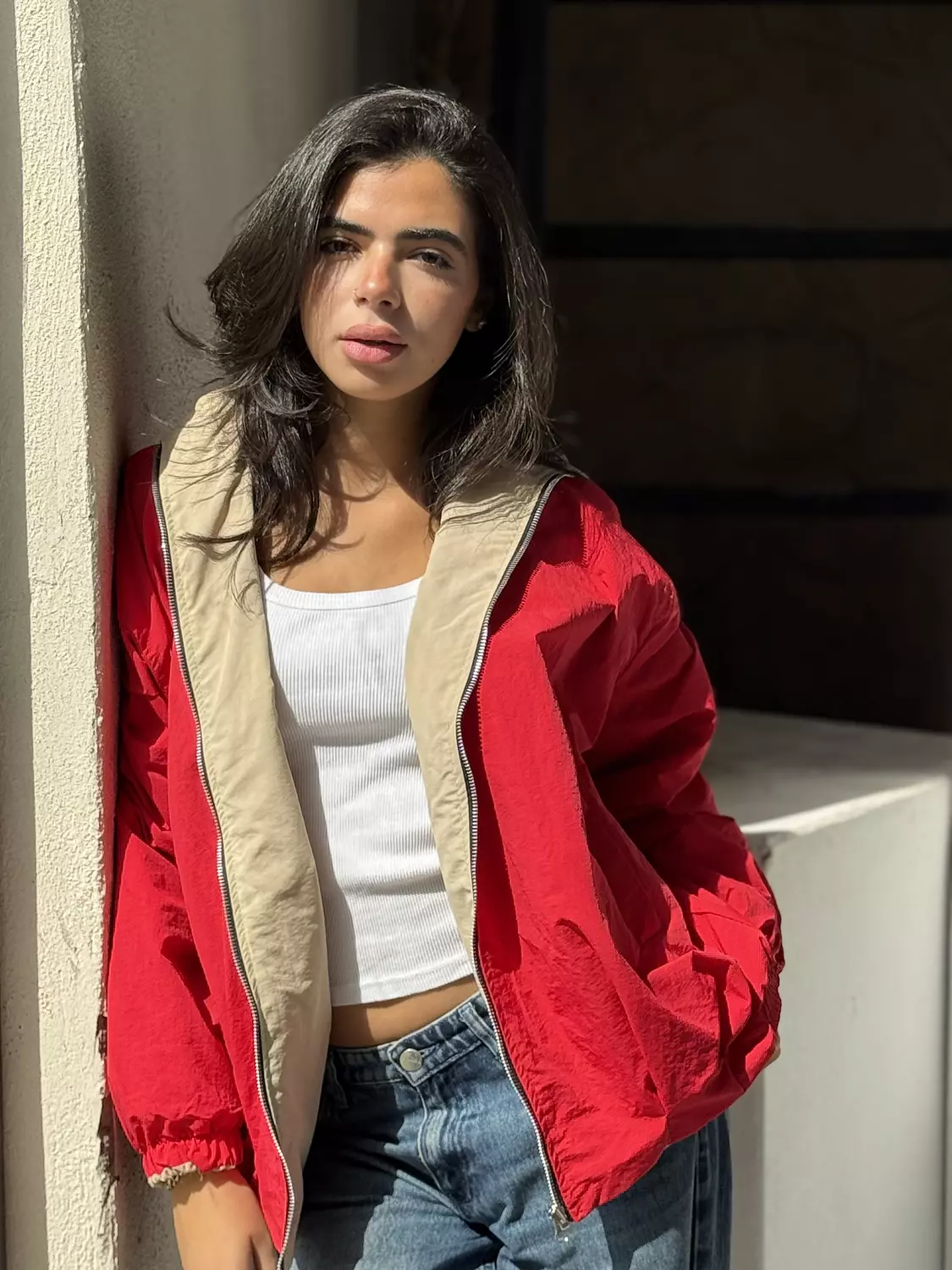 Cherry Sand Reversible Jacket 3