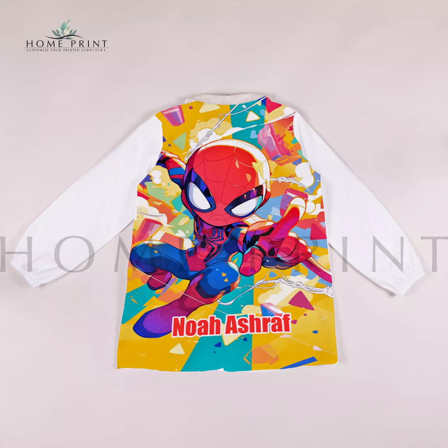  Waterproof kids apron - Spider Man - Colorful Design  image