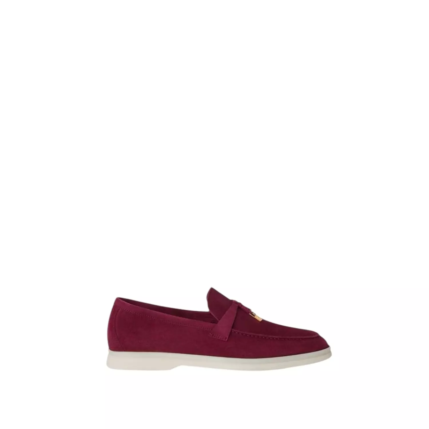 Loro Piana Summer Charms Walk Loafer Suede Bright Amaranth image