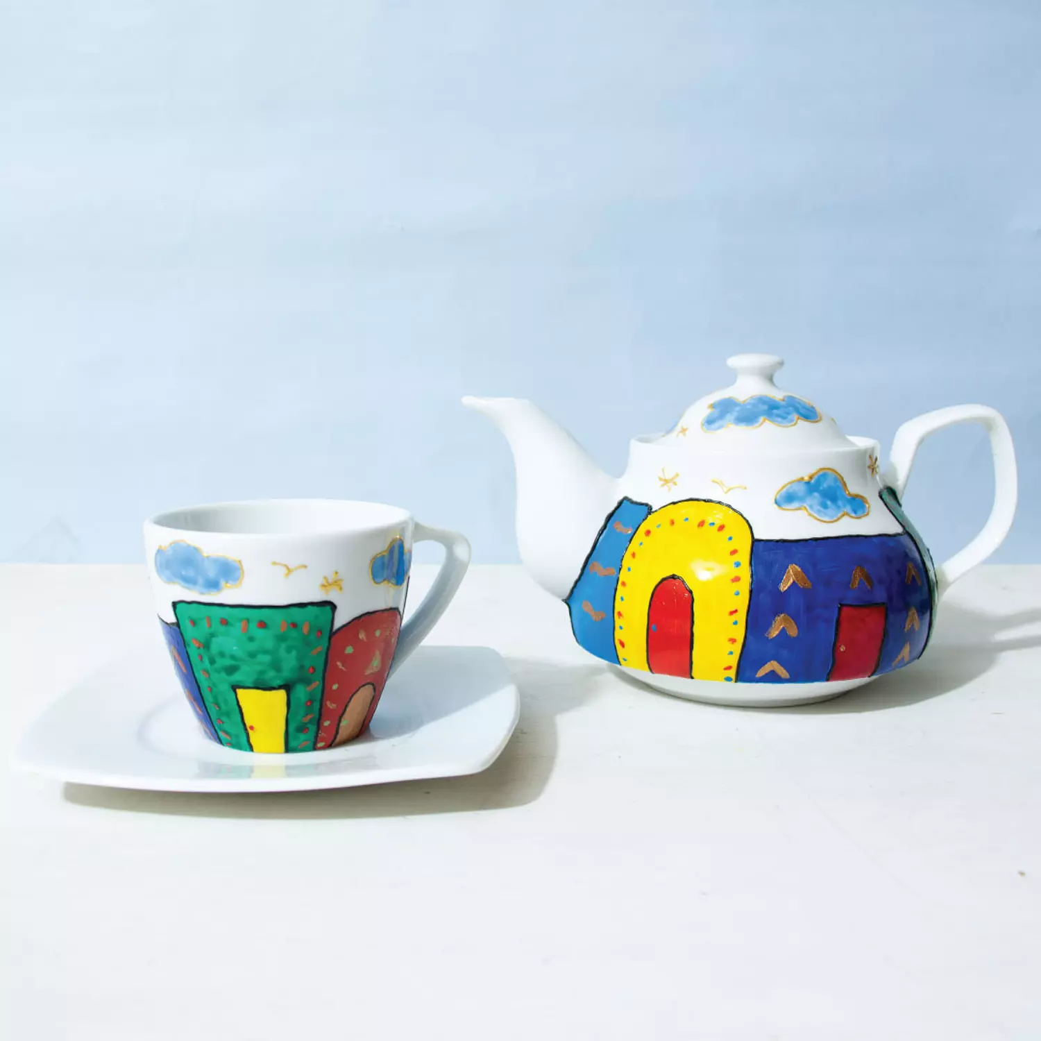 Nubian Houses Teacup  image