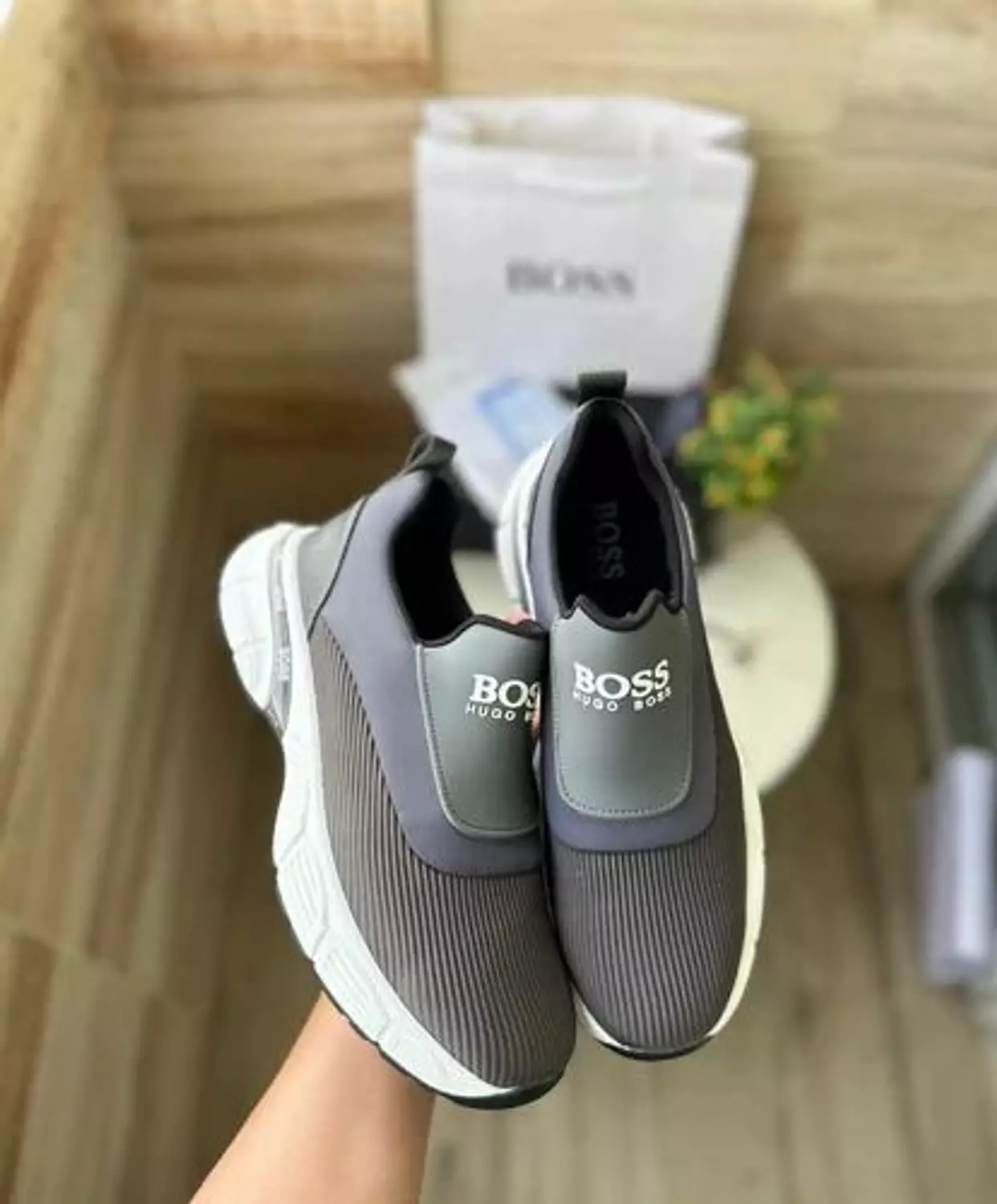  Hugo Boss Casual Sneakers Gray 2