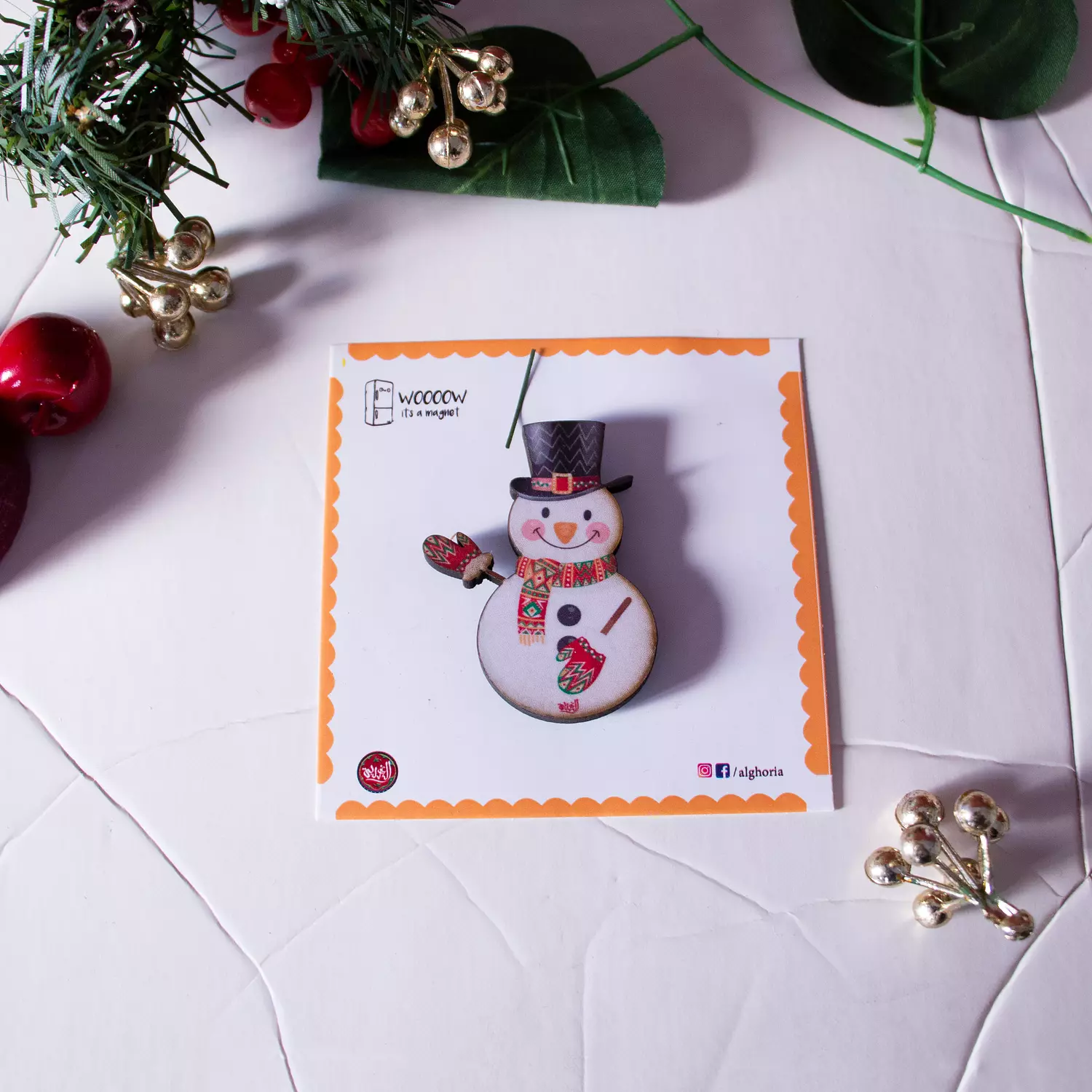 Chrsitmas Vibes Fridge Magnet 4